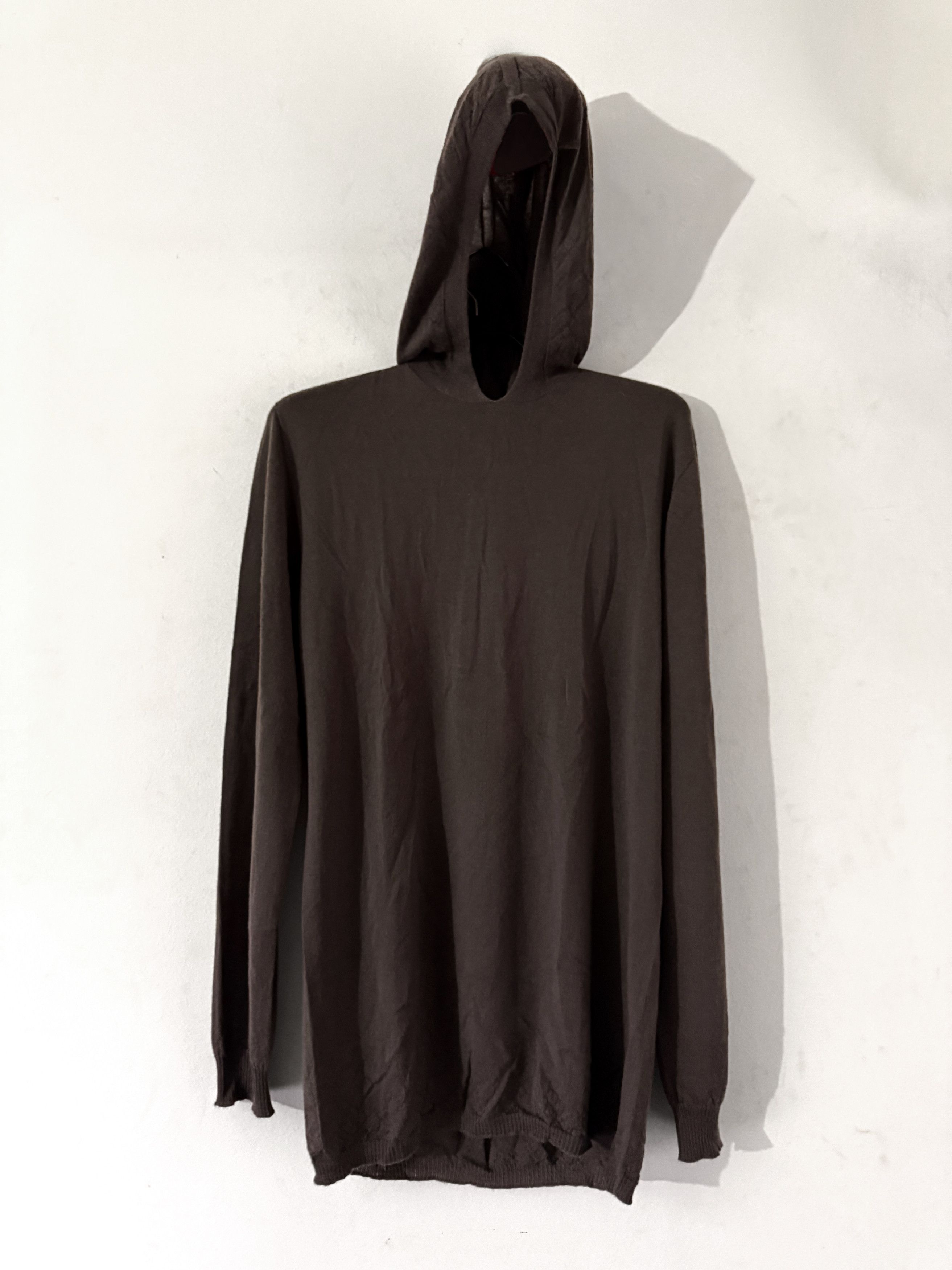 Rick Owens Cashmere Light Sweater Hoodie Size US XL / EU 56 / 4 - 5 Thumbnail