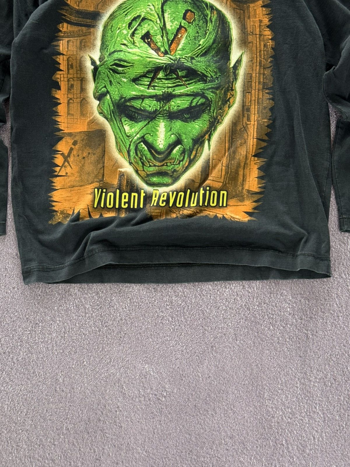 Band Tees Vintage 1990’s Kreator Trashed Design Faded Band T-shirt Size US M / EU 48-50 / 2 - 4 Thumbnail