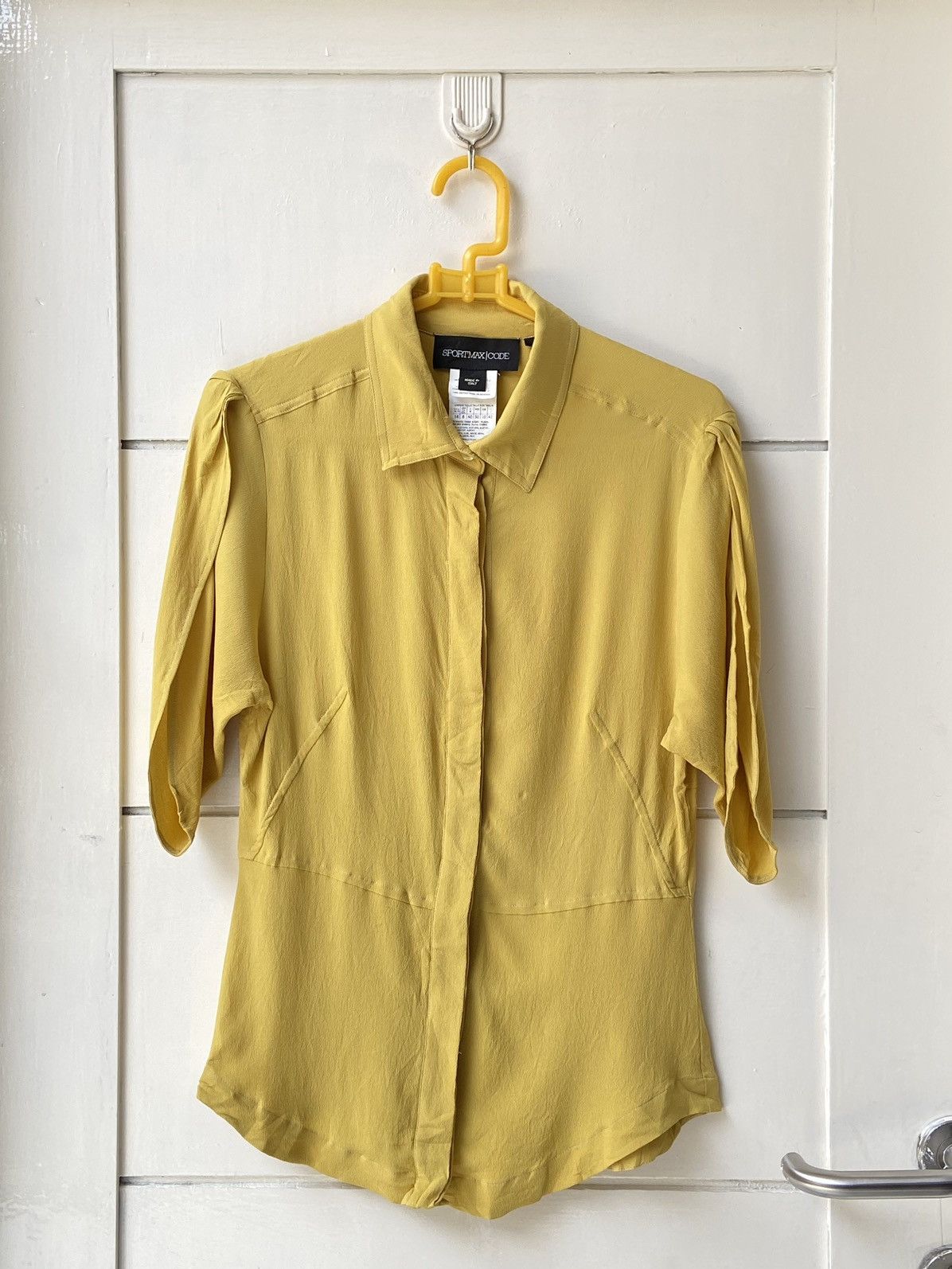 SPORTMAX CODE Yellow Shirt