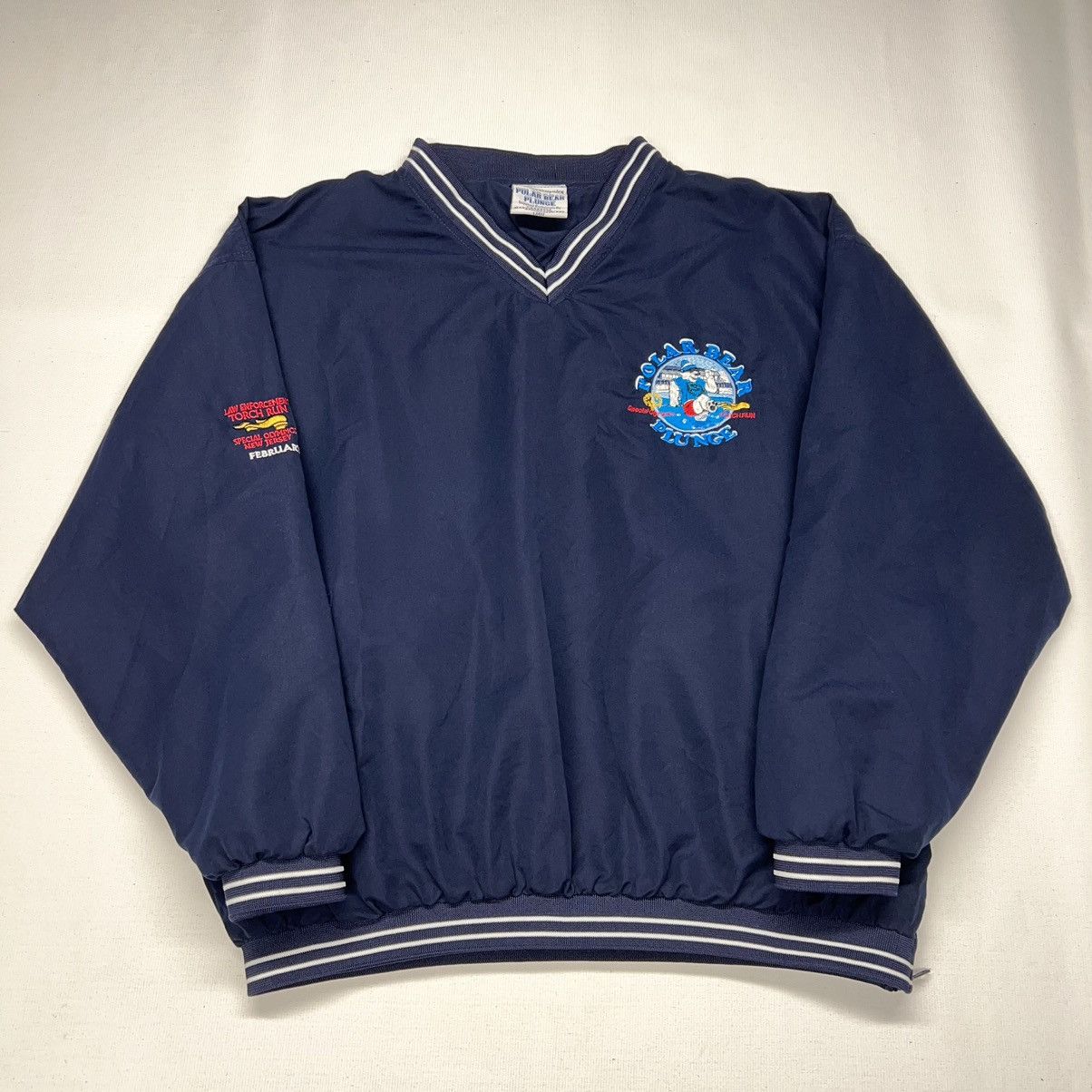 Other VTG Special Olympics Jacket Blue Pullover Polar Bear Plunge Size US L / EU 52-54 / 3 - 1 Thumbnail