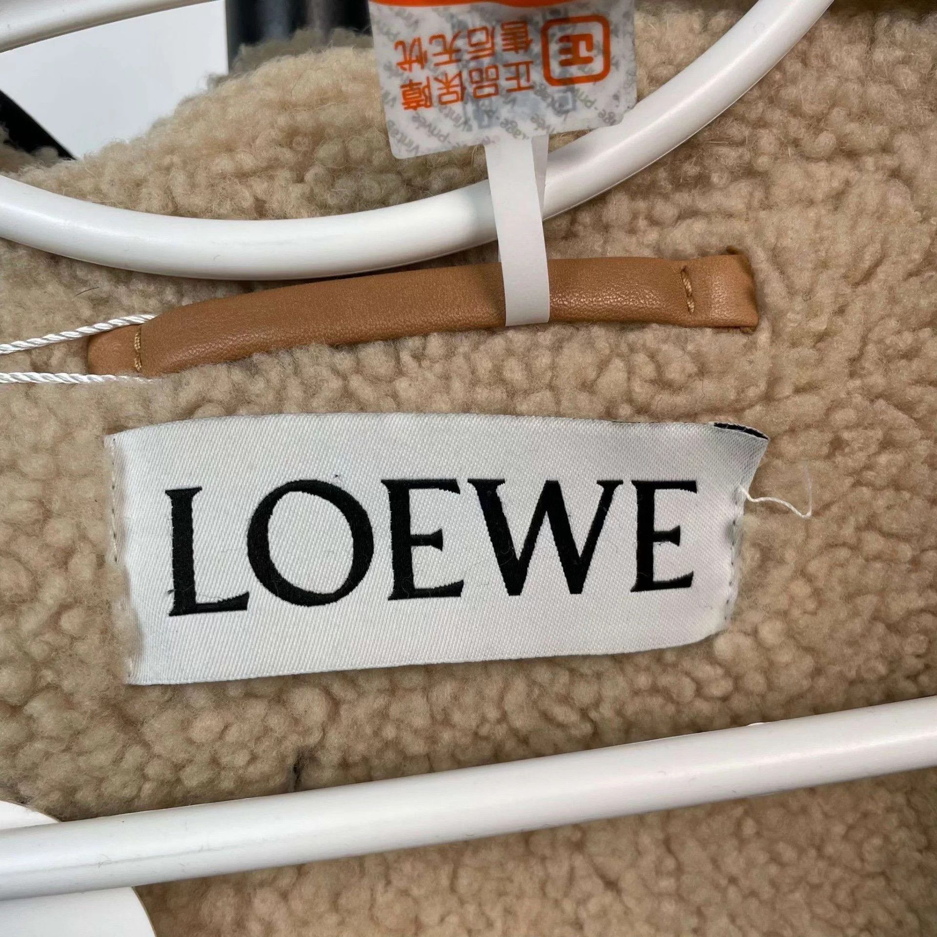 Loewe LOEWE wool shearling coat 170 brown gray colorblock Size XL / US 12-14 / IT 48-50 - 4 Thumbnail