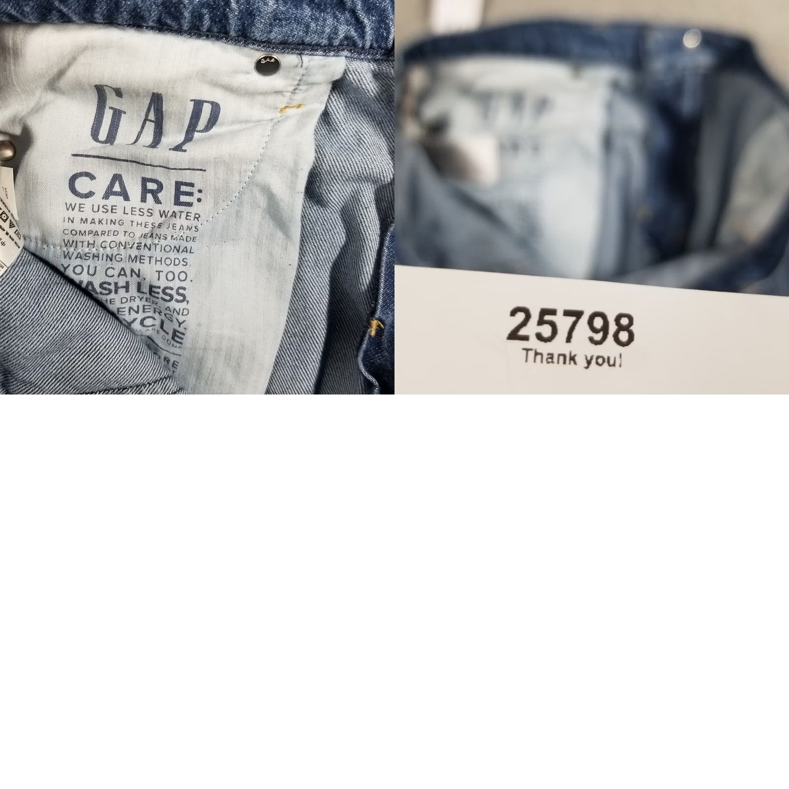 Gap GAP Mid Rise UltraSoft Easy Baggy Denim Jeans 29/8R NWT Blue 90s Vintage Womens Jeans Baggy Relaxed Size 29" - 9 Thumbnail