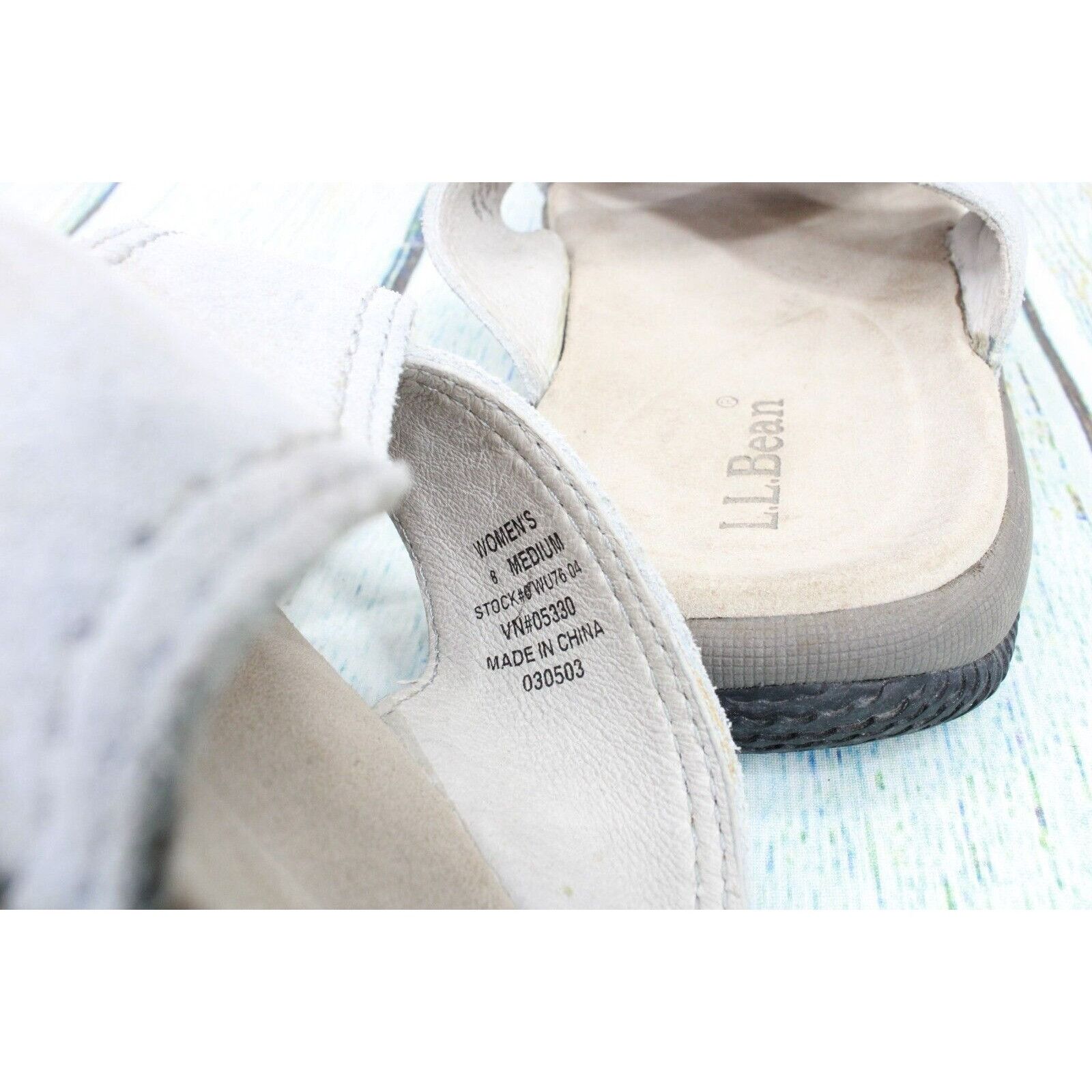 L.L. Bean LL Bean Women's Suede Criss Cross Slide Sandals Size US 8 / IT 38 - 8 Thumbnail
