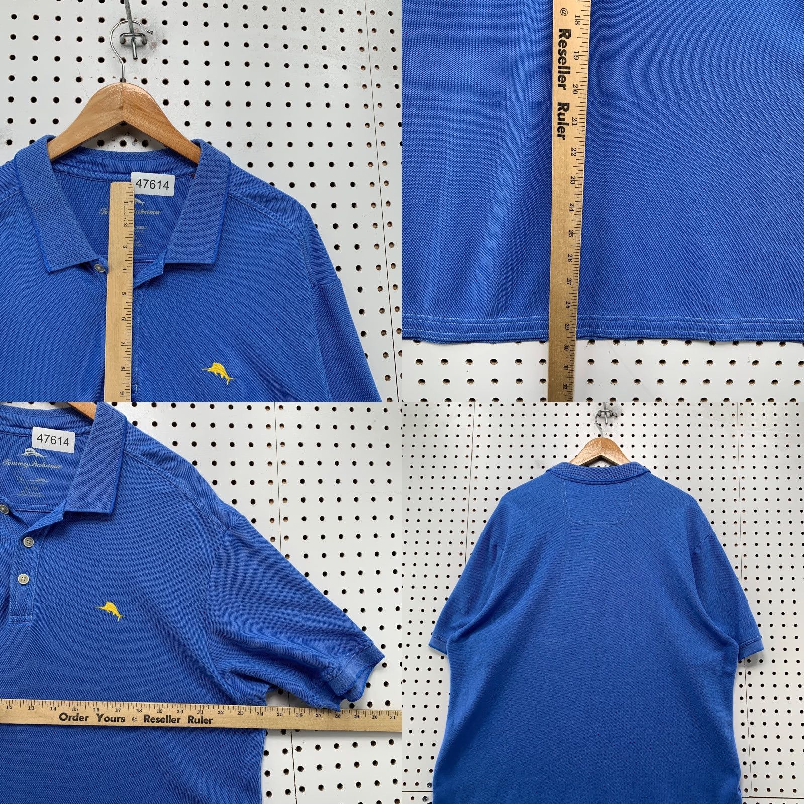 Tommy Bahama Tommy Bahama Polo Shirt Mens XL Blue Supima Cotton Beach Collared Island Zone Shirt Size US XL / EU 56 / 4 - 8 Thumbnail