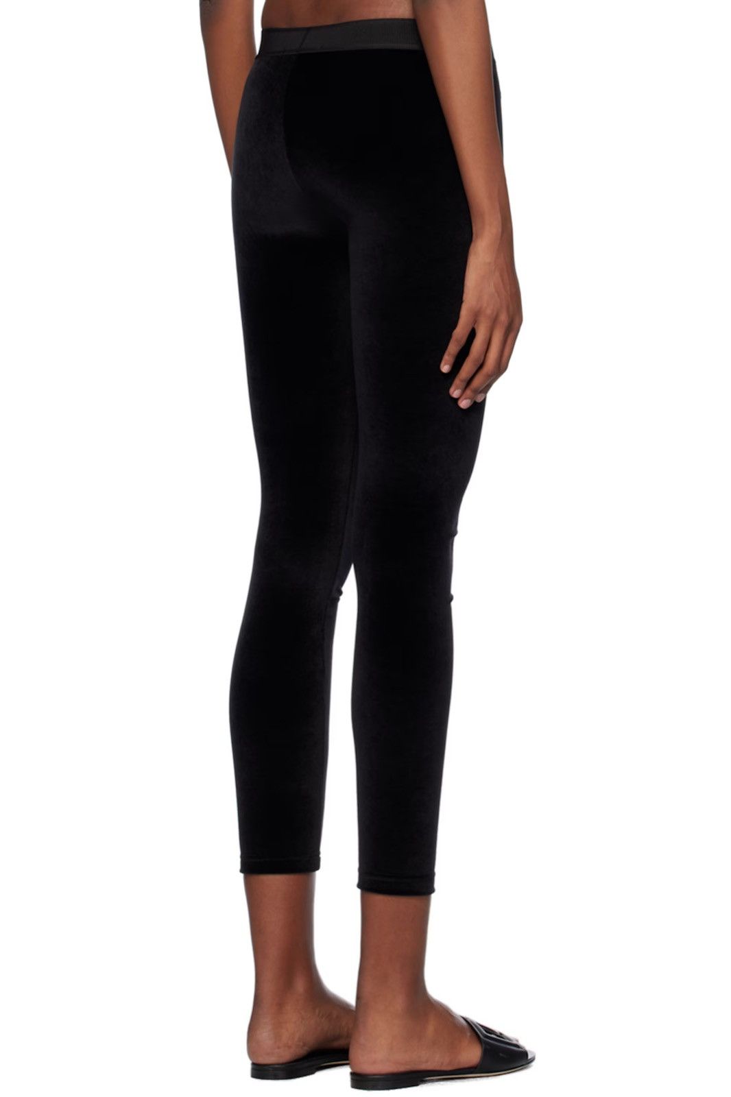 Tom Ford Authentic TOM FORD Black Jacquard Leggings BNWT! MSRP $670 Size 34" / US 12 / IT 48 - 4 Thumbnail