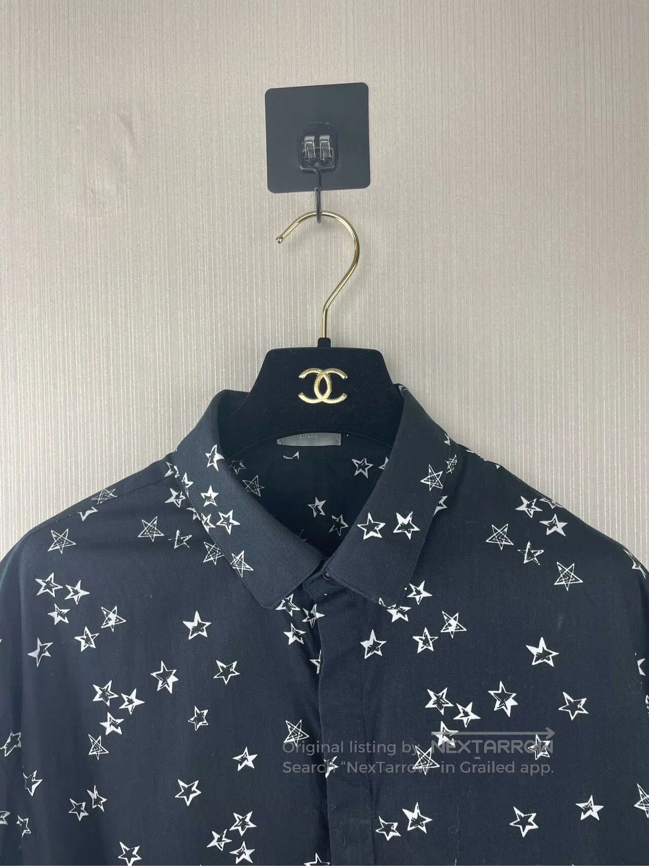 Dior dior star print button-up shirt size 40. Size US L / EU 52-54 / 3 - 5 Thumbnail