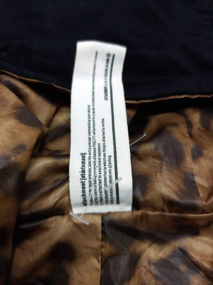 Attachment Rare! Attachment by Kazuyuki Kumagai Black Leopard Parka Size US S / EU 44-46 / 1 - 3 Thumbnail