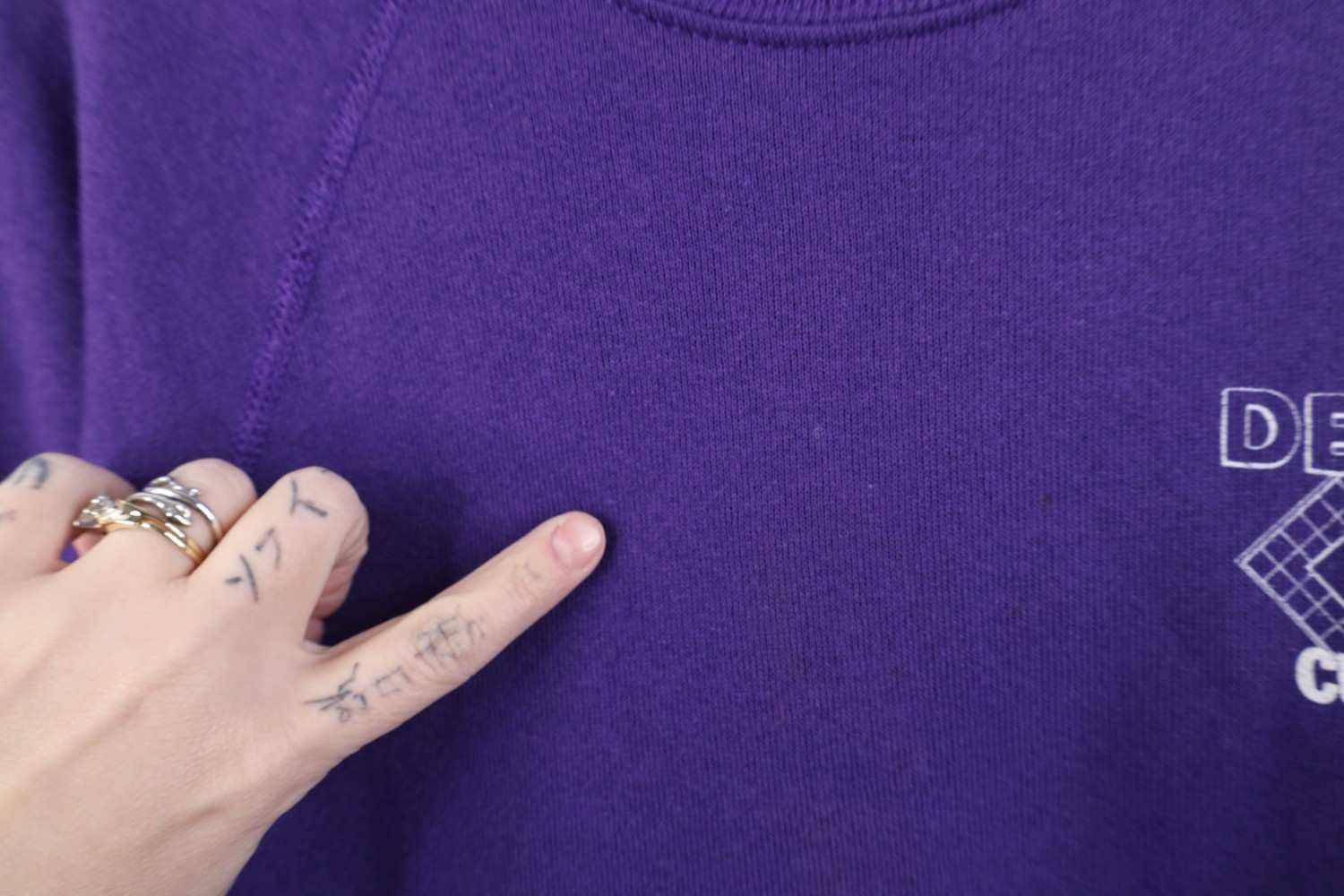 Vintage Vintage 90s Customer Driven McDonalds Sweatshirt Purple USA Size L / US 10 / IT 46 - 7 Thumbnail