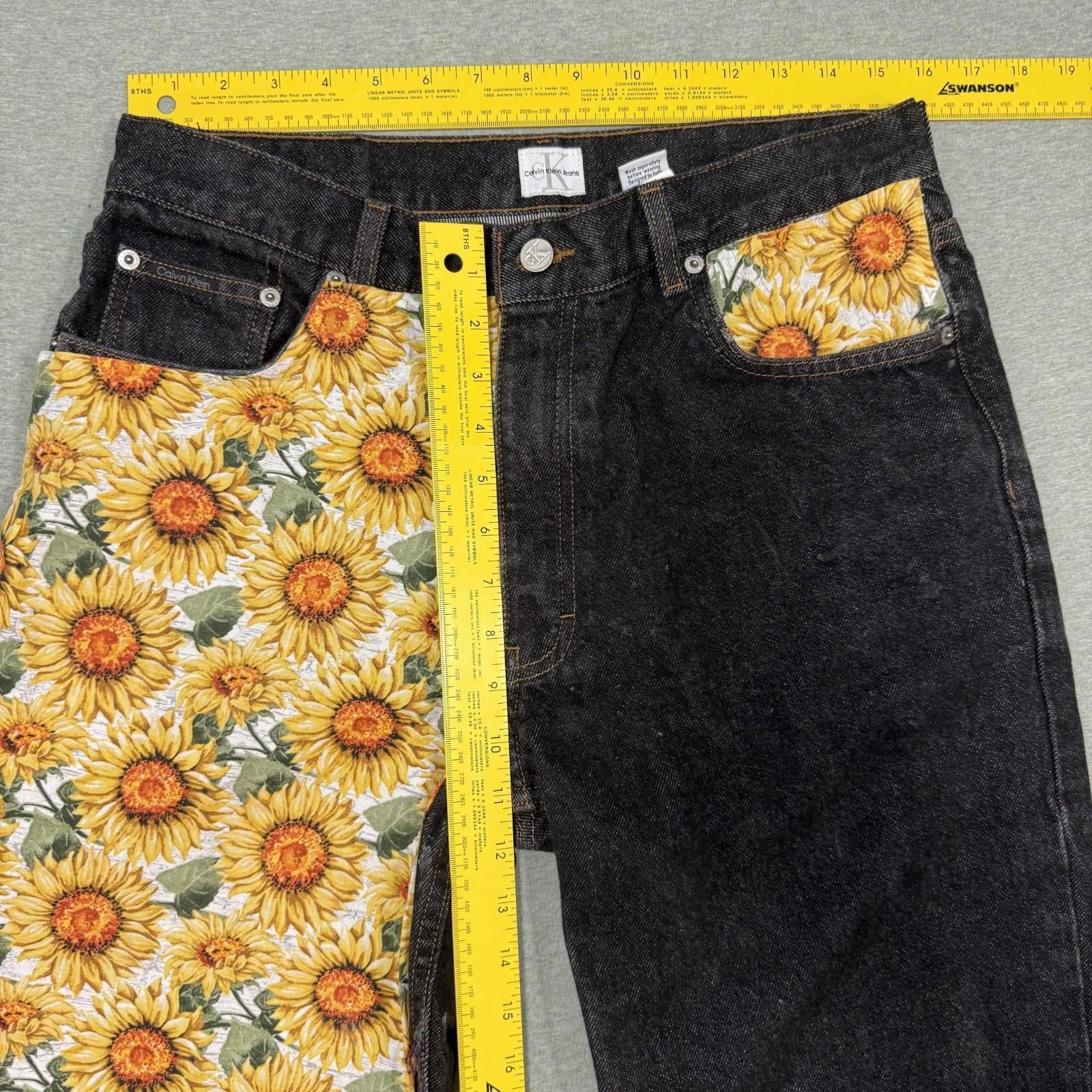 Calvin Klein Calvin Klein Black Jeans Sunflower Easy Fit Black Mens 33x32 Size US 33 - 8 Thumbnail