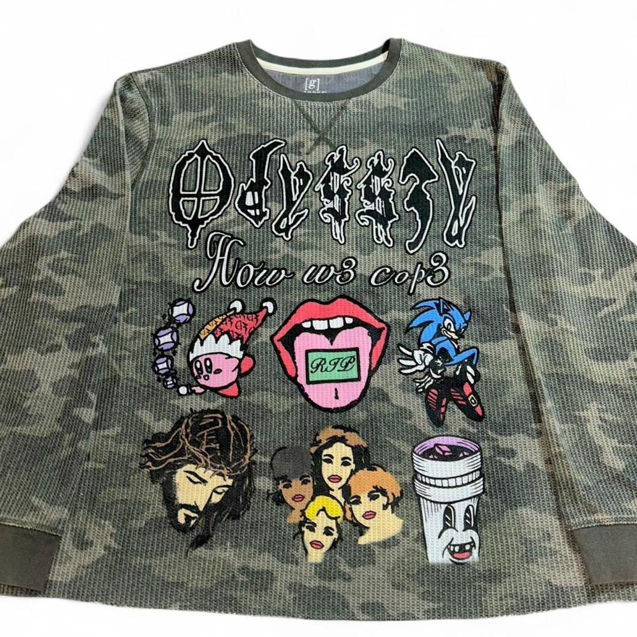 Other Odyss3y 1 of 1 “HOW W3 COP3” vintage thermal tee Size US L / EU 52-54 / 3 - 1 Thumbnail