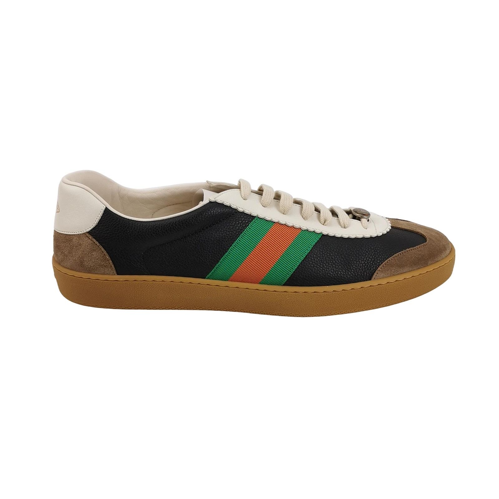 Gucci Gucci G74 Web Stripe Sneakers 14.5 Size US 15 / EU 48 - 1 Thumbnail