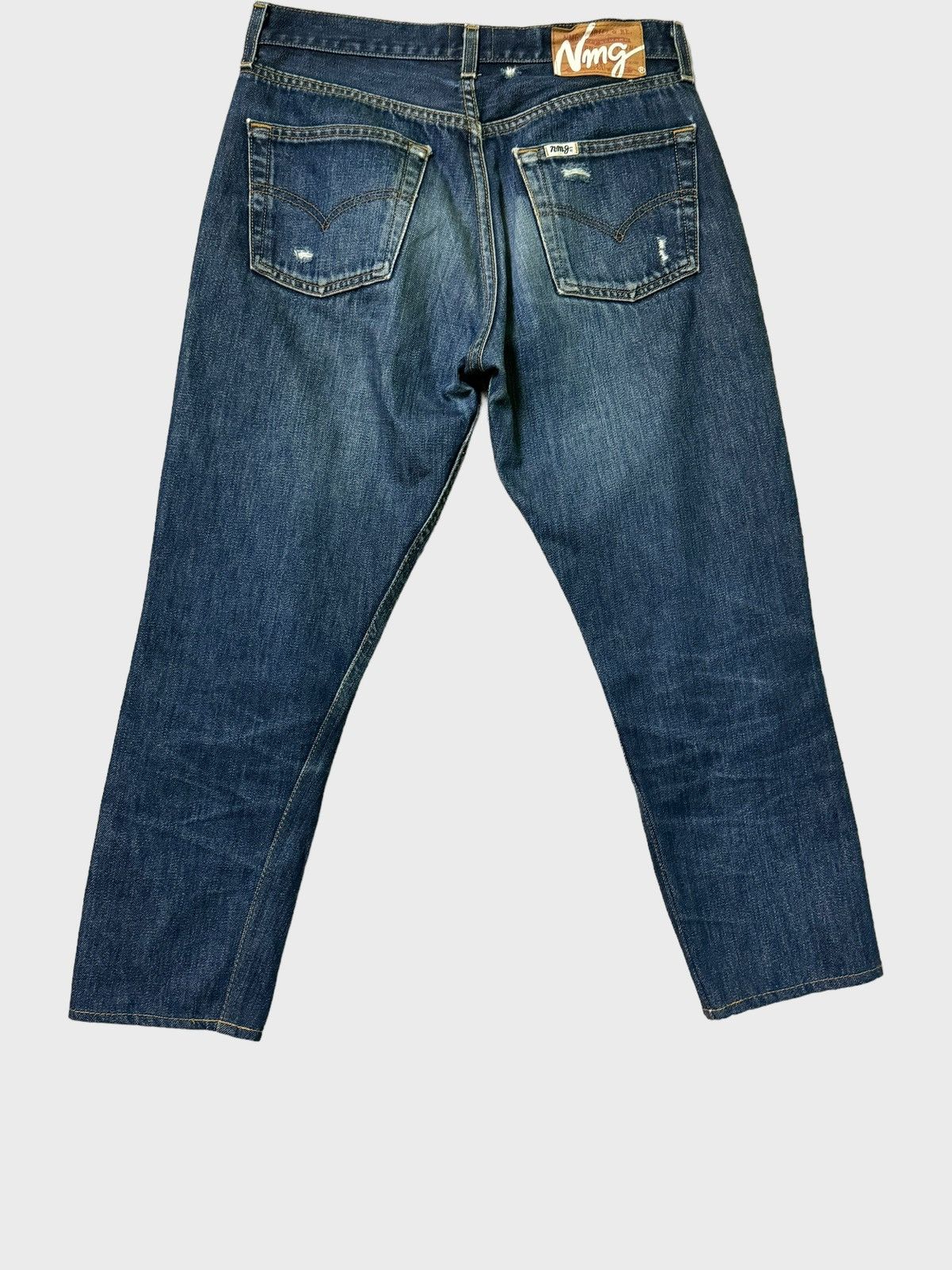 If Six Was Nine × Japanese Brand × Le Grande Bleu (L.G.B.) NMG JEANS CUSTOM Levi's Denim Distressed Style Size US 28 / EU 44 - 12 Thumbnail