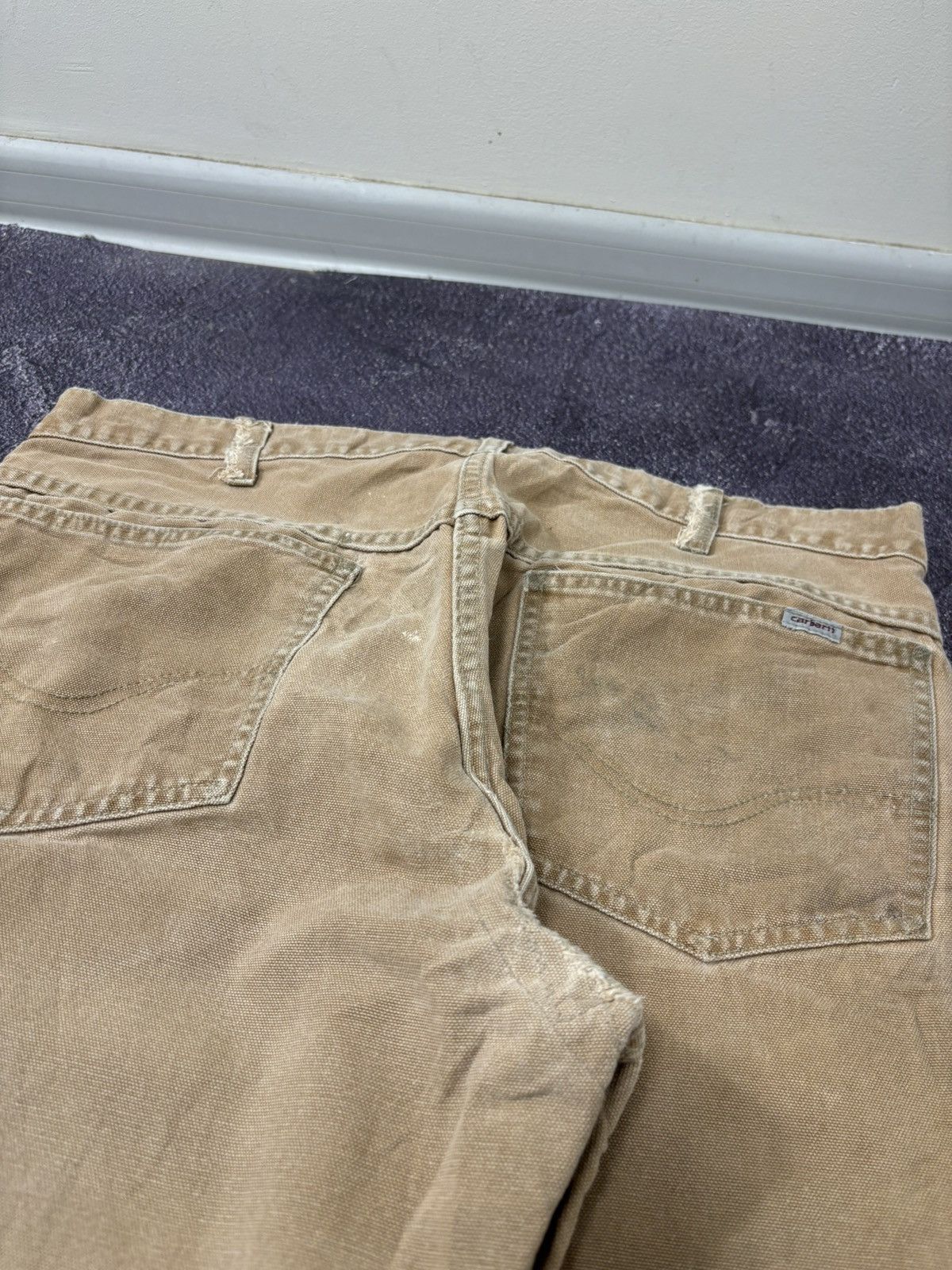 Carhartt Vintage 90s Carhartt USA Made Carpenter Work Baggy Pants Size US 38 / EU 54 - 7 Thumbnail