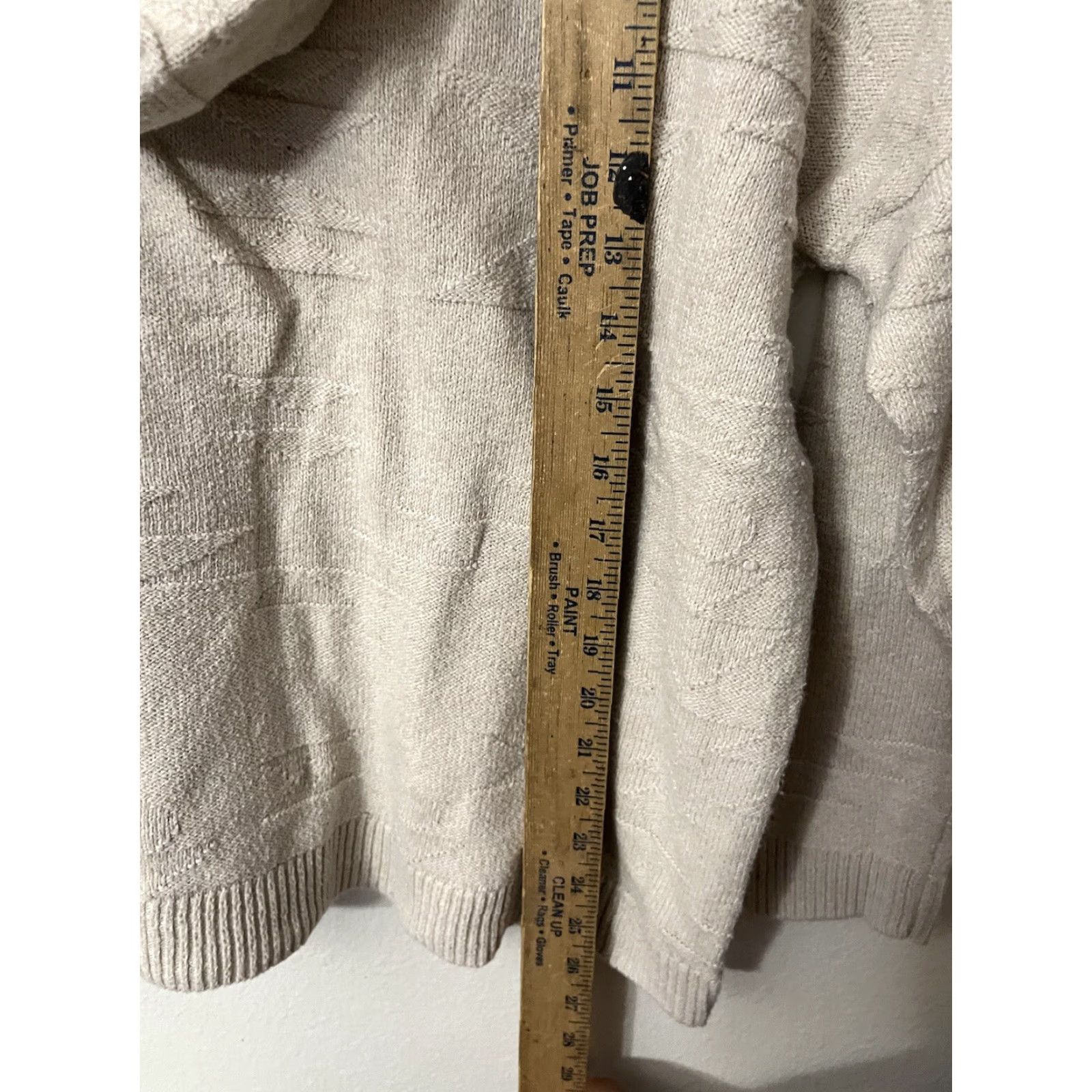 American Eagle Outfitters VINTAGE American Eagle Hoodie Sweater Pullover V-Neck Women’s Size Medium Brown Beige Casual Top Size M / US 6-8 / IT 42-44 - 4 Thumbnail
