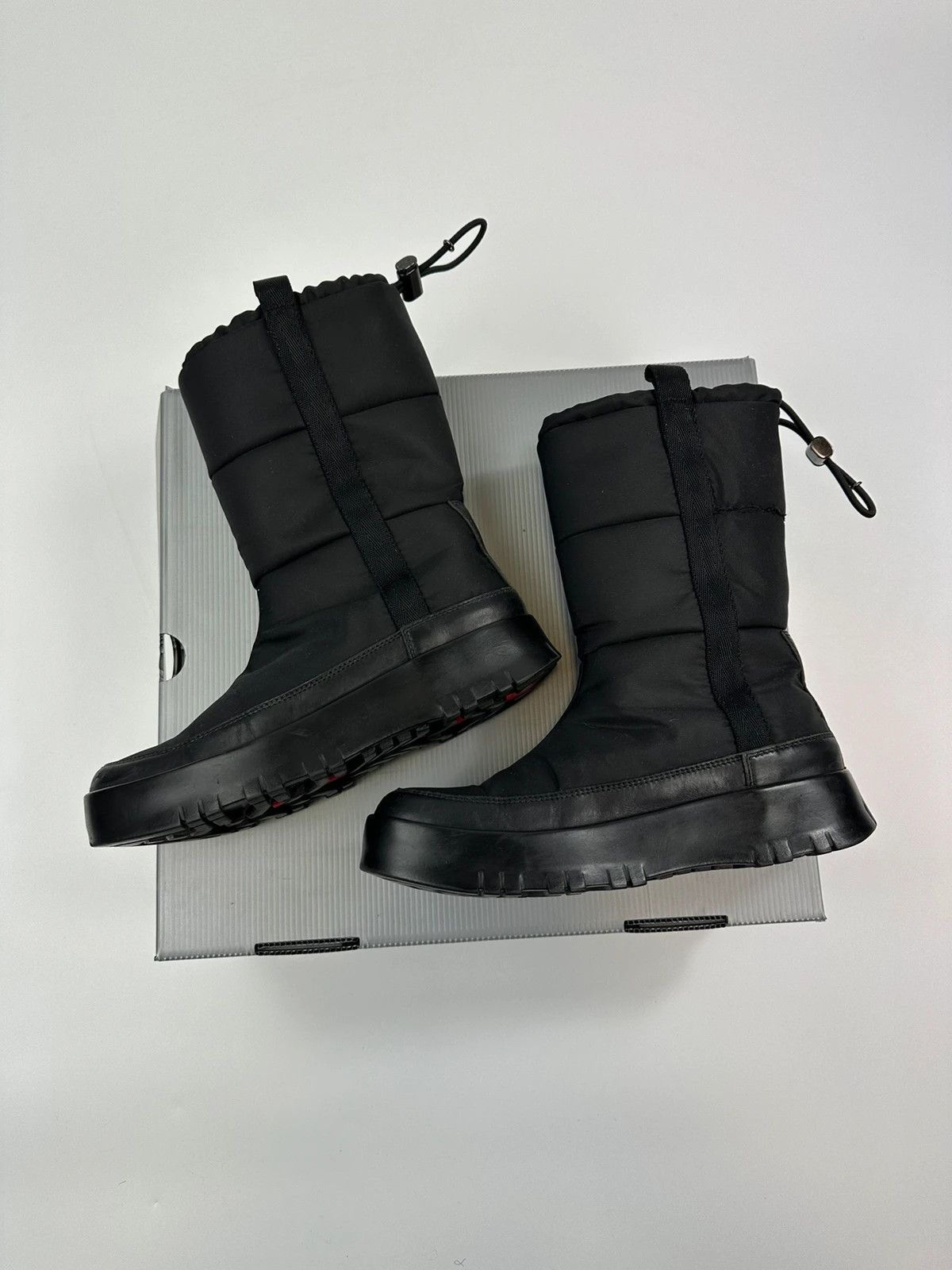 Prada Prada Sport FW1999 Black Moon Boots Ski Snow Chunky Sole Size US 8 / IT 38 - 10 Thumbnail