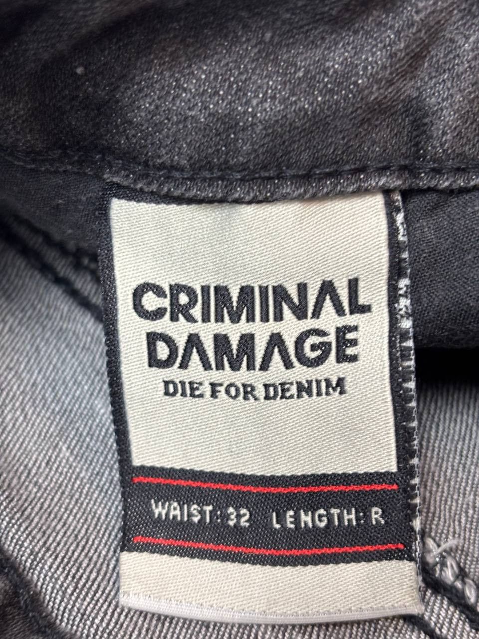 Criminal Damage Criminal Damage Skinny Jeans Grey Faded Denim W32 L-R Size US 32 / EU 48 - 9 Thumbnail