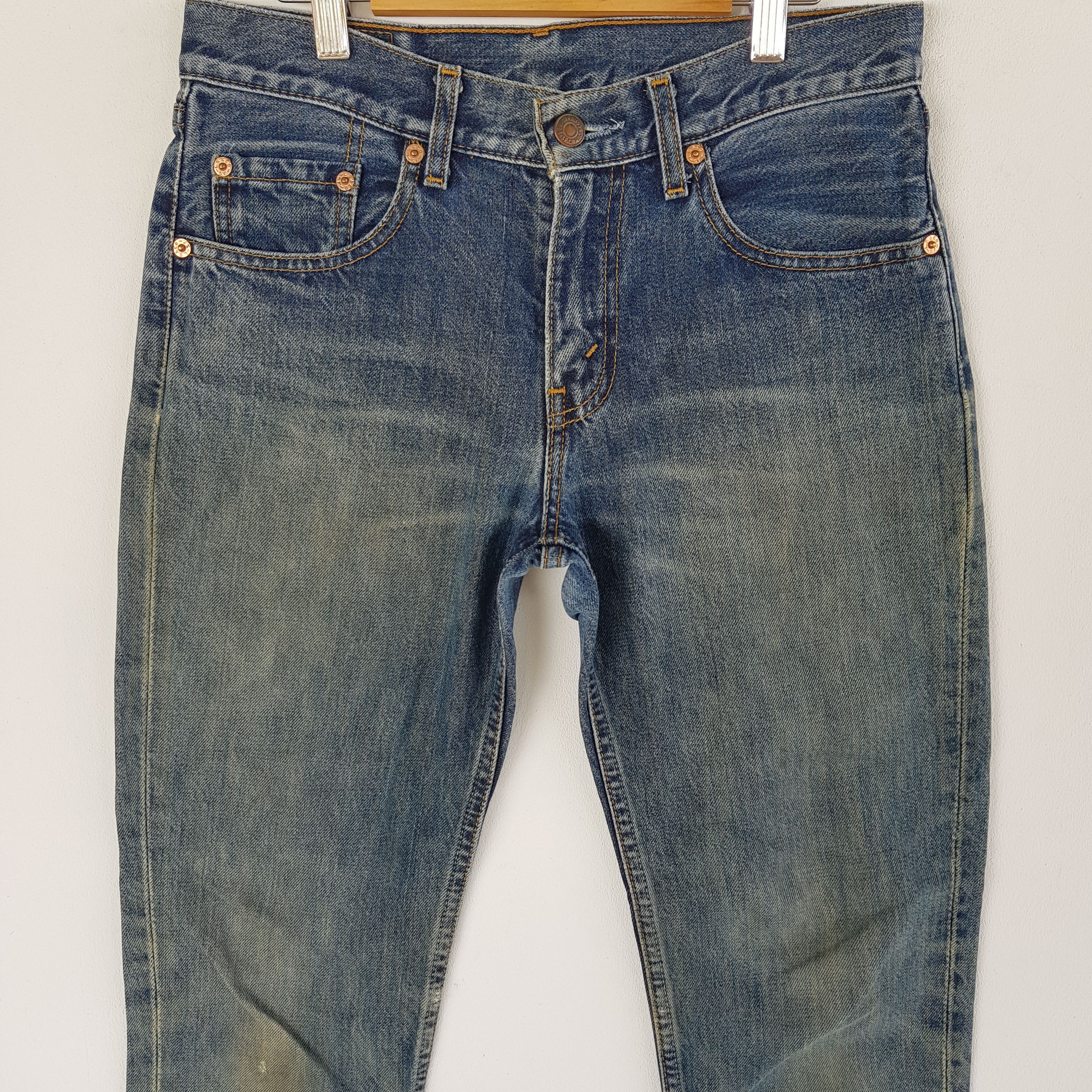 Levi's Vintage Levi's 551 Distressed Jeans Levis Stonewash Denim Size 26" / US 2 / IT 38 - 3 Thumbnail