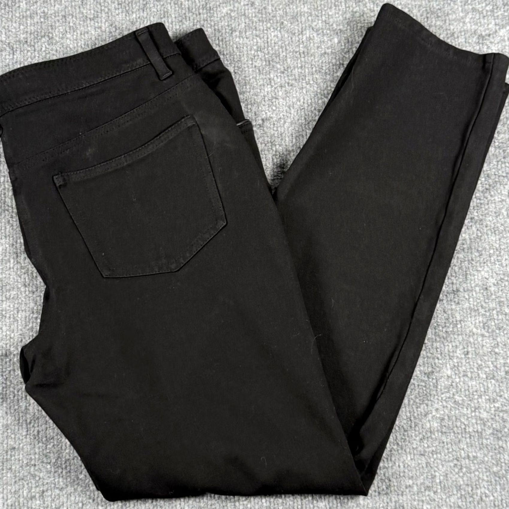 Vintage Chico's SO SLIMMING Black Pants Straight Leg 32x27 Regular Womens Mid Rise Tapered Pocket Stretch Easy Care 6 0.5 Size 28" / US 6 / IT 42 - 2 Thumbnail