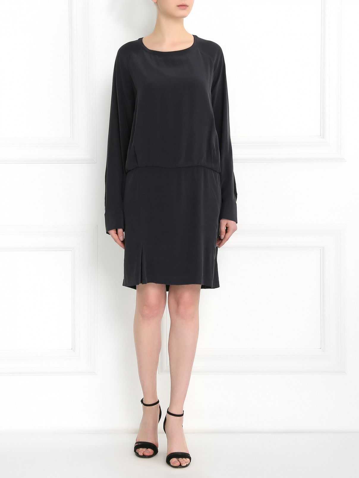 Chloe × See by Chloe See by Chloe Grey Silk Dress Size IT 42 US 6 Size M / US 6-8 / IT 42-44 - 3 Thumbnail