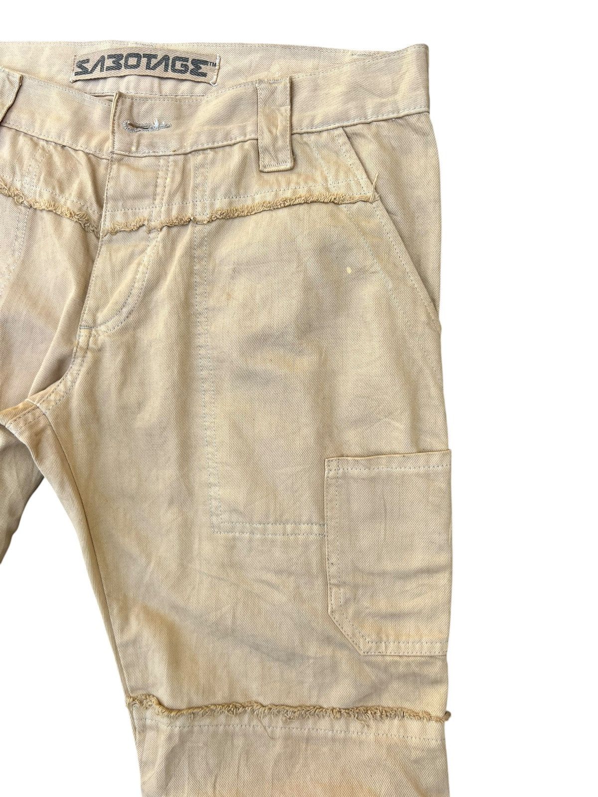 Japanese Brand Vintage SABOTAGE Japan Fade Dirty Distressed Pant Size US 31 - 8 Thumbnail