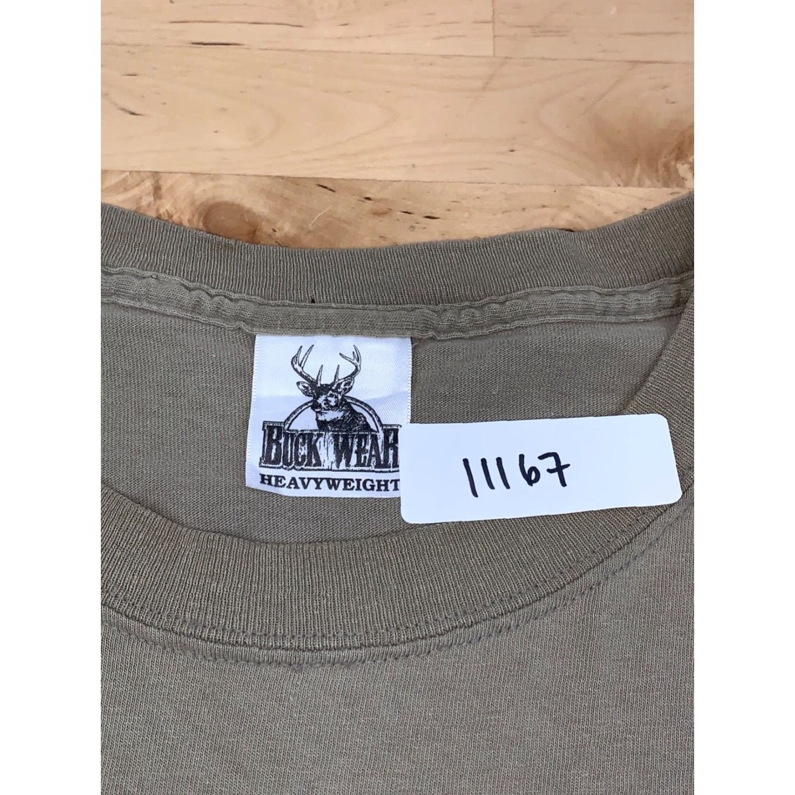 Vintage VINTAGE Buck Wear Shirt Mens XL Green Outdoor 11167 Buck Wear Graphic Print Crew Neck Short Sleeve T-Shirt Size US XL / EU 56 / 4 - 2 Thumbnail