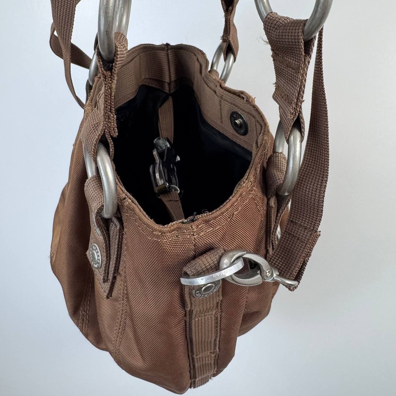 George Gina & Lucy George Gina Lucy Puffy Punchbag Shoulder Bag Brown Womens Size ONE SIZE - 14 Thumbnail