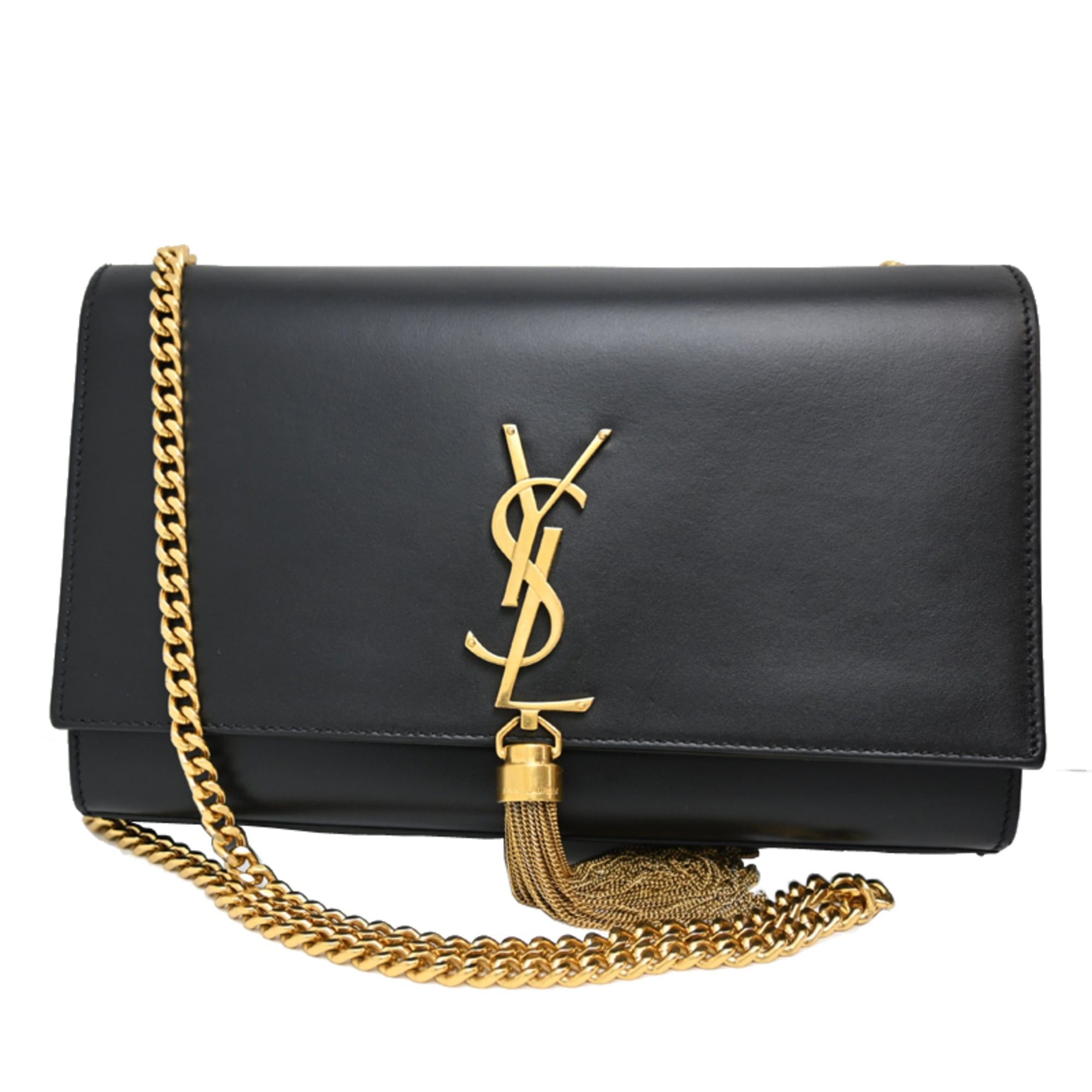 Yves Saint Laurent Yves Saint Laurent Classic Kate Chain Women's Shoulder Bag 354119 Leather Black Size ONE SIZE - 1 Thumbnail