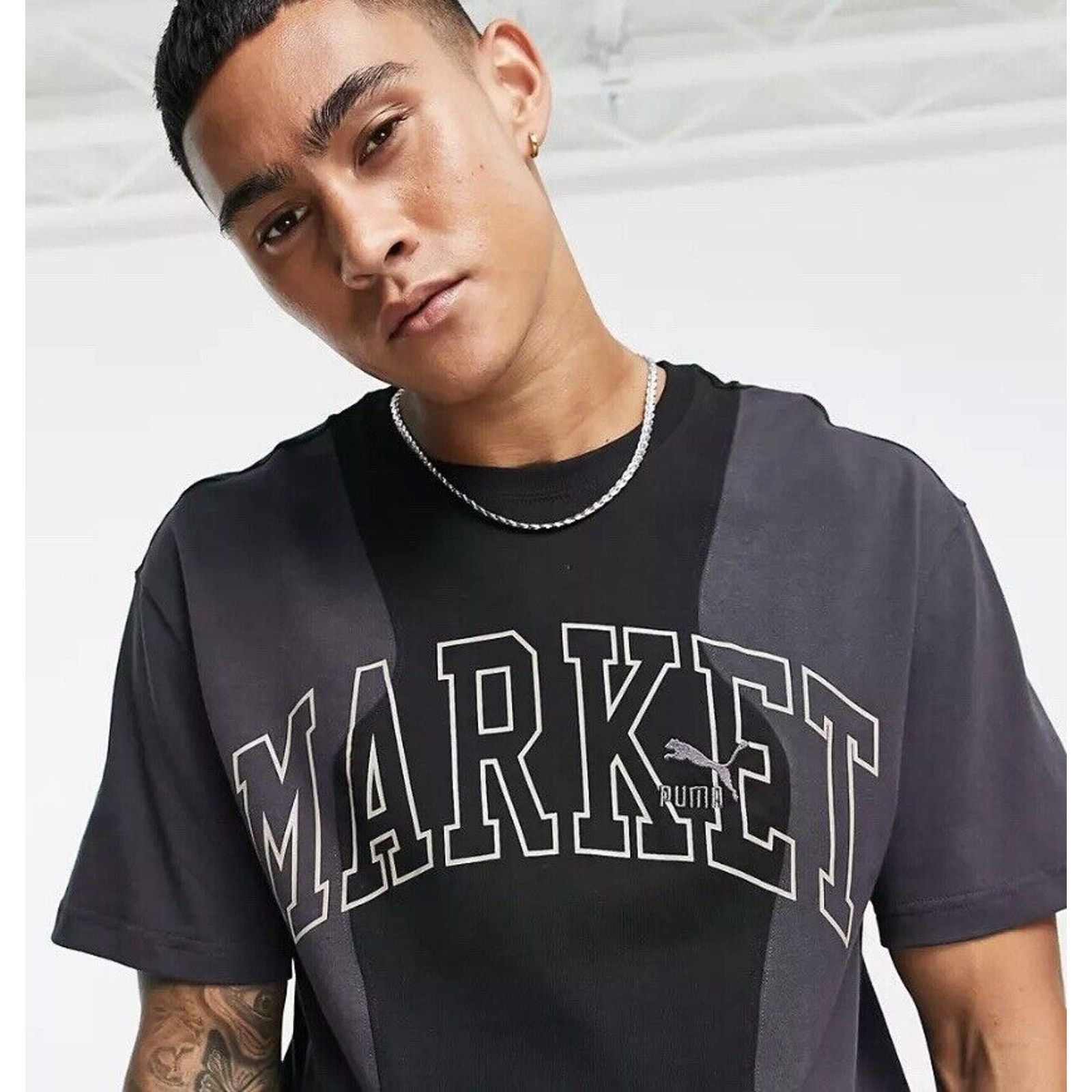 Market × Puma Puma x Market Logo Crew Tee T-Shirt Rare NWT Black $70 M LE Size US M / EU 48-50 / 2 - 3 Thumbnail