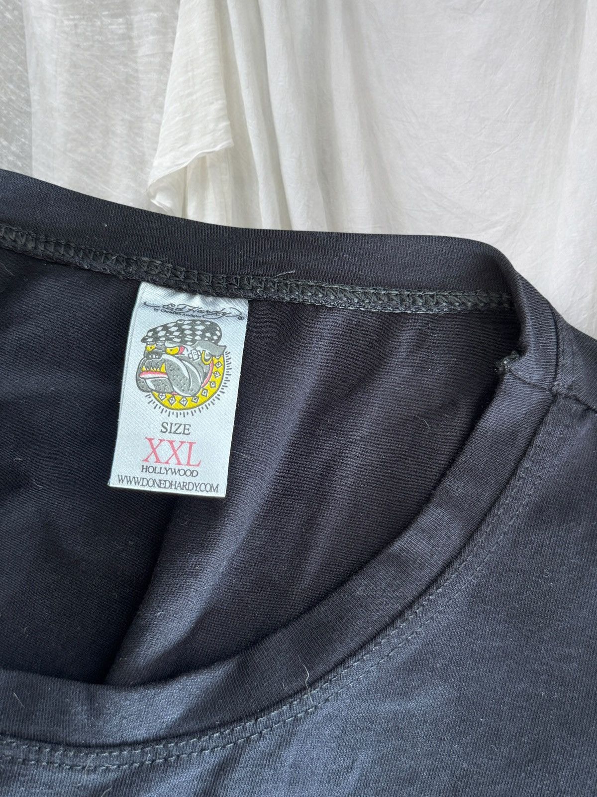 Ed Hardy Ed Hardy by Christian Audigier Y2K Rhinestones T-Shirt Size L / US 10 / IT 46 - 6 Thumbnail