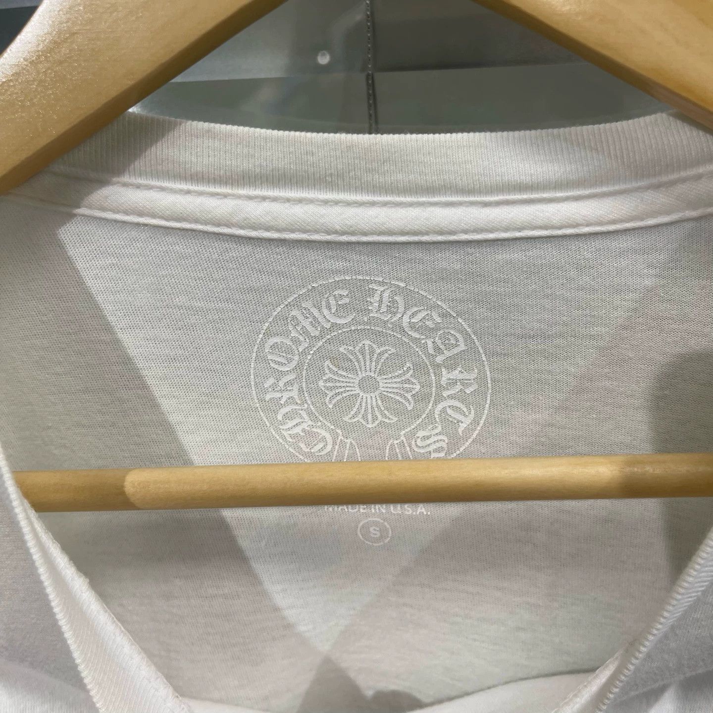 Chrome Hearts Chrome Hearts White Arm Color Logo Back Cross Long S Size US S / EU 44-46 / 1 - 3 Thumbnail