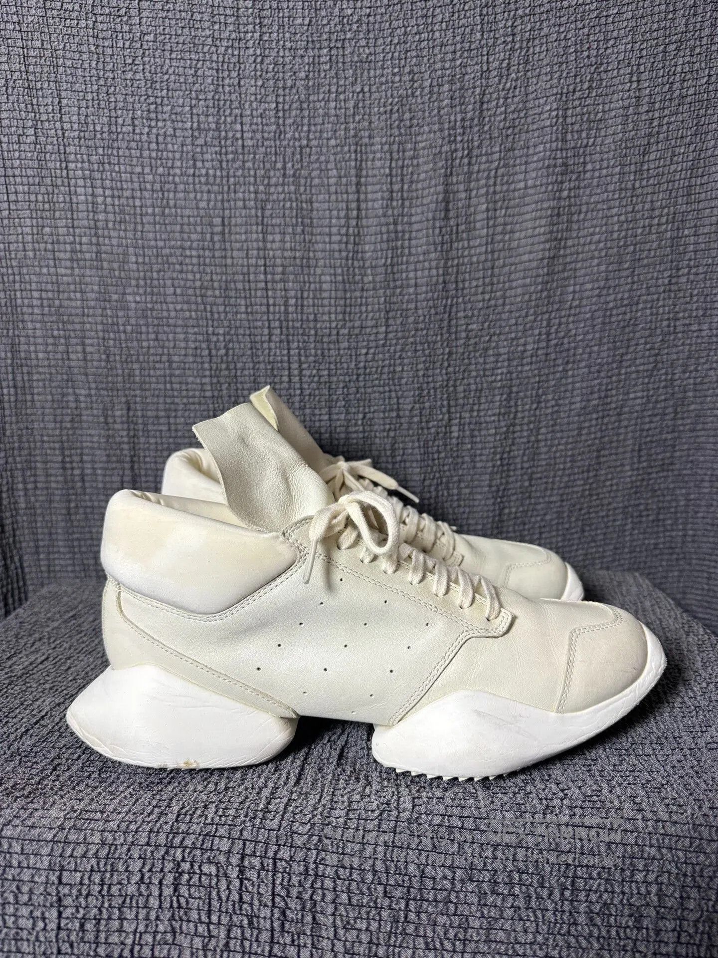 Rick Owens Rick Owens X Adidas Low-top Sneakers. Size US 7.5 / EU 40-41 - 3 Thumbnail