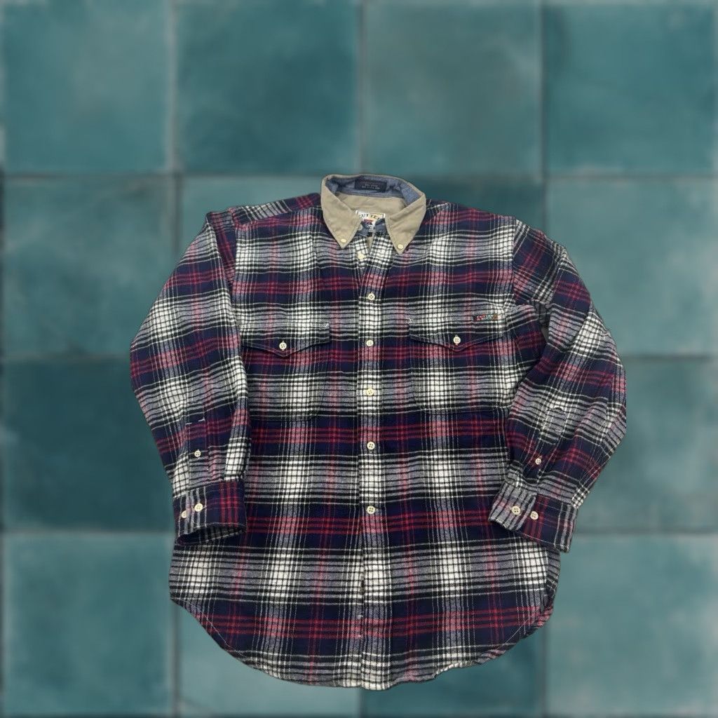 Cutter & Buck Cutter & Buck Shirt Mens Medium Plaid Long Sleeve Button Up Golf Classic Multicolor Size US M / EU 48-50 / 2 - 1 Thumbnail