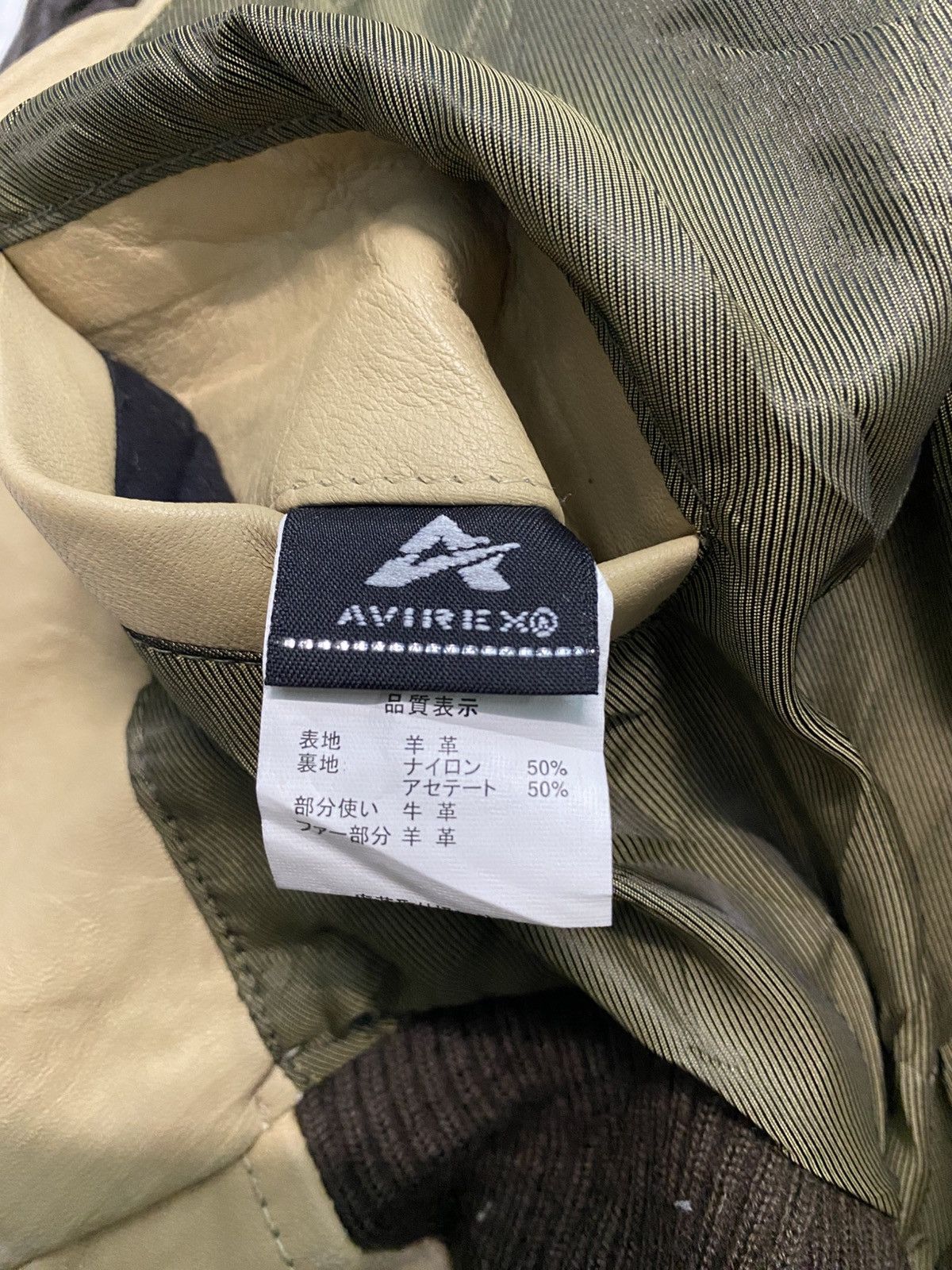 Avirex Vintage AVIREX leather jacket sheepskin Size US M / EU 48-50 / 2 - 9 Thumbnail