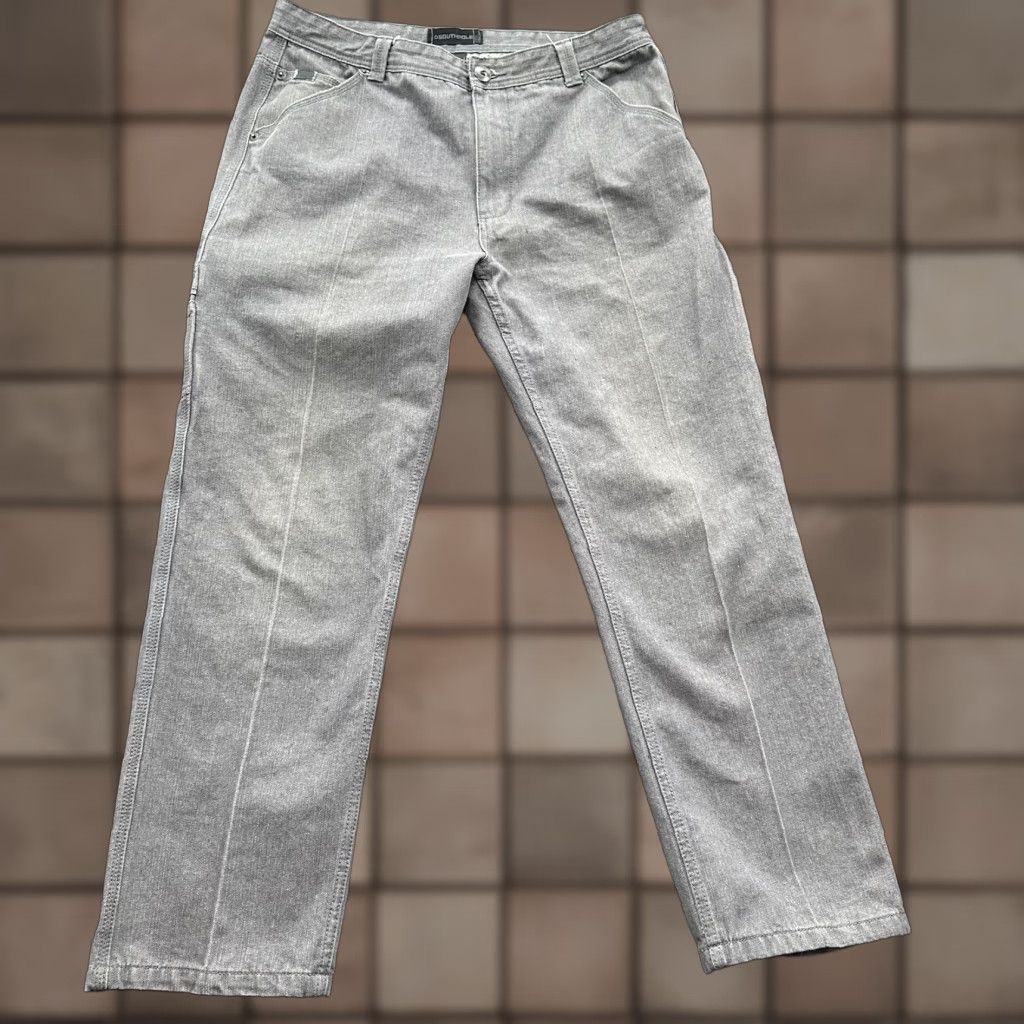 Southpole Southpole Jeans Men 40/32 Gray Cotton Denim Straight 90s Relaxed Zip Button Cargo Pocket Inseam 32 Regular Size Type Jeans Mens Size US 40 / EU 56 - 1 Thumbnail