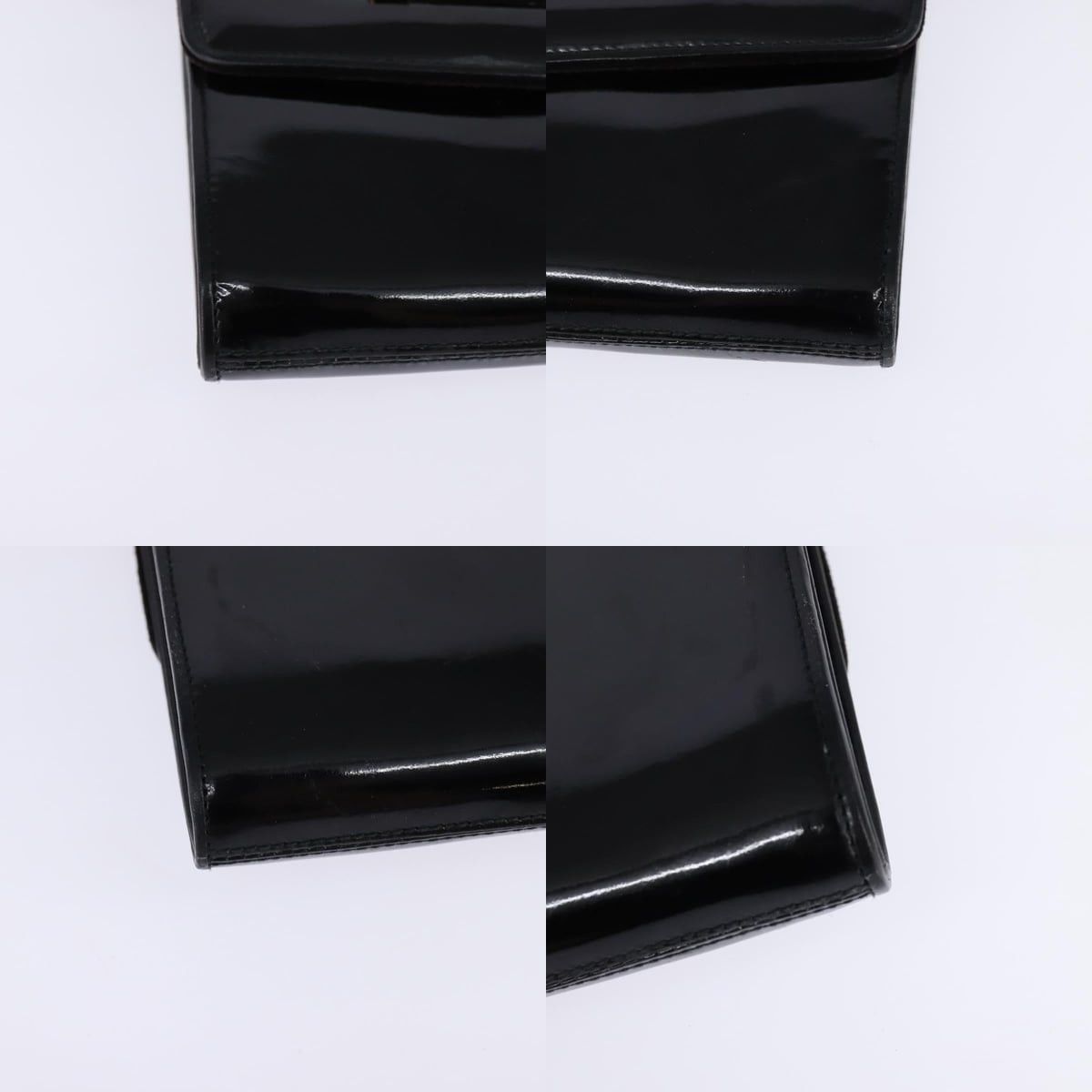 Gucci GUCCI Shoulder Bag Enamel Black Gold Size ONE SIZE - 10 Thumbnail