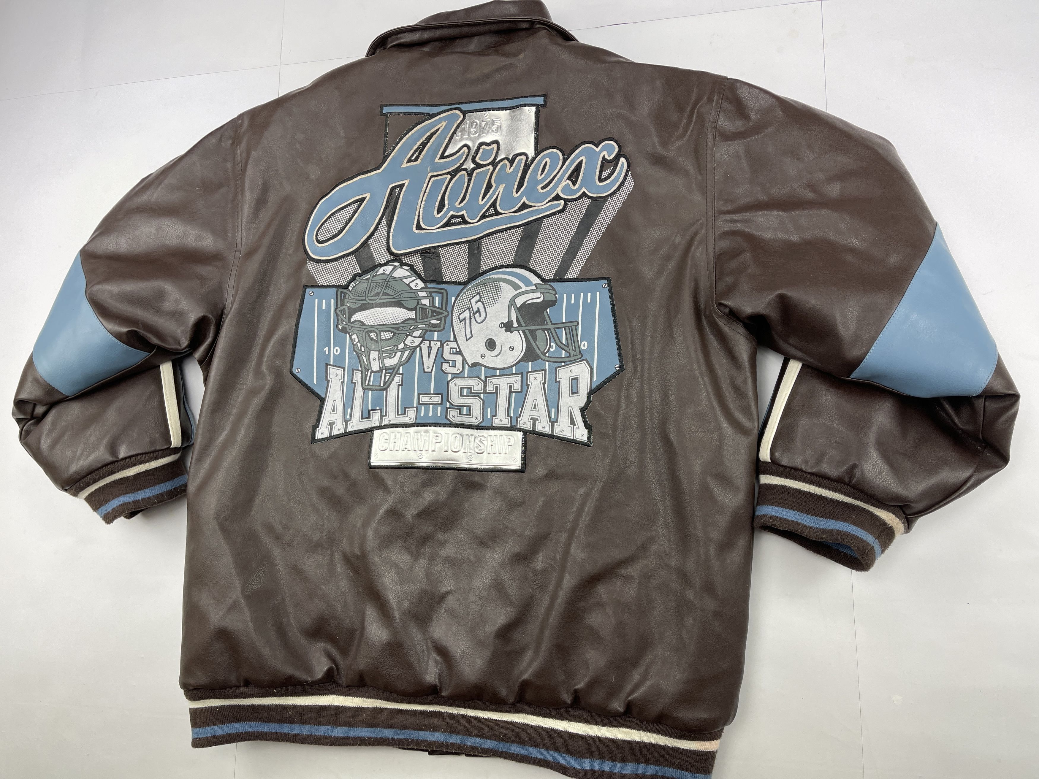 Avirex AVIREX faux leather jacket, vintage, 90s hip hop 1990s M Size US M / EU 48-50 / 2 - 9 Thumbnail