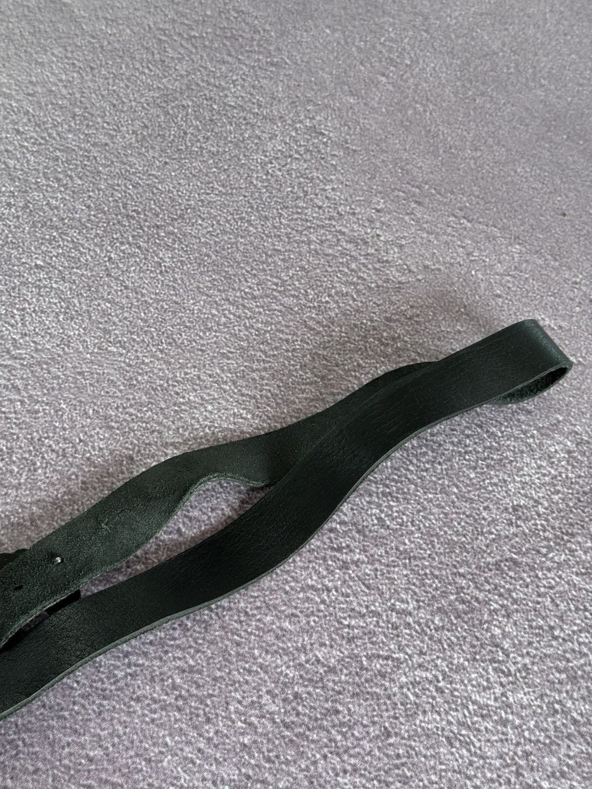 Dolce & Gabbana Y2K Dolce & Gabbana Gradient Metal Buckle Leather Belt Size ONE SIZE - 6 Thumbnail