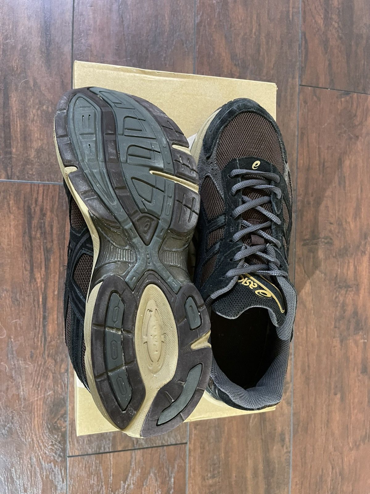 Asics RARE - ASICS Gel 1130 Coffee/Black - US 10 Size US 10 / EU 43 - 11 Thumbnail