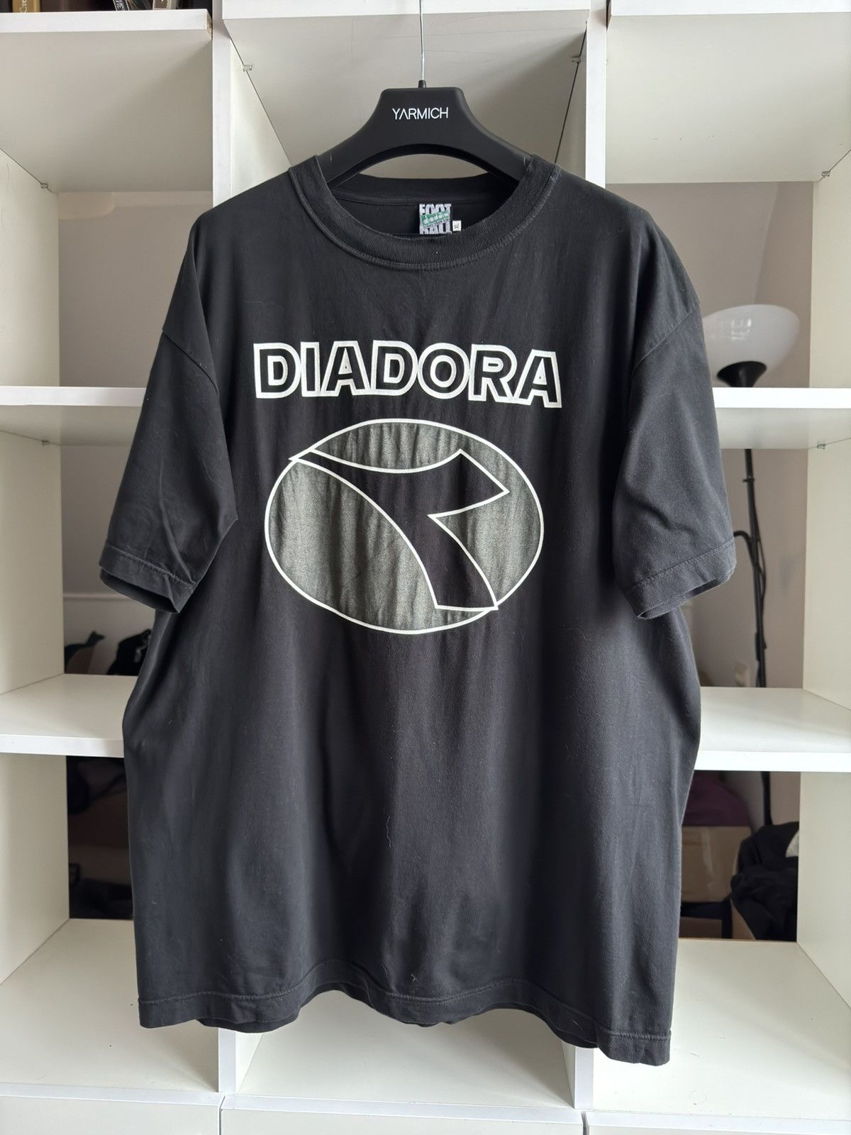 Band Tees Vintage DIADORA BIG LOGO T SHIRT TEE Size US L / EU 52-54 / 3 - 2 Thumbnail