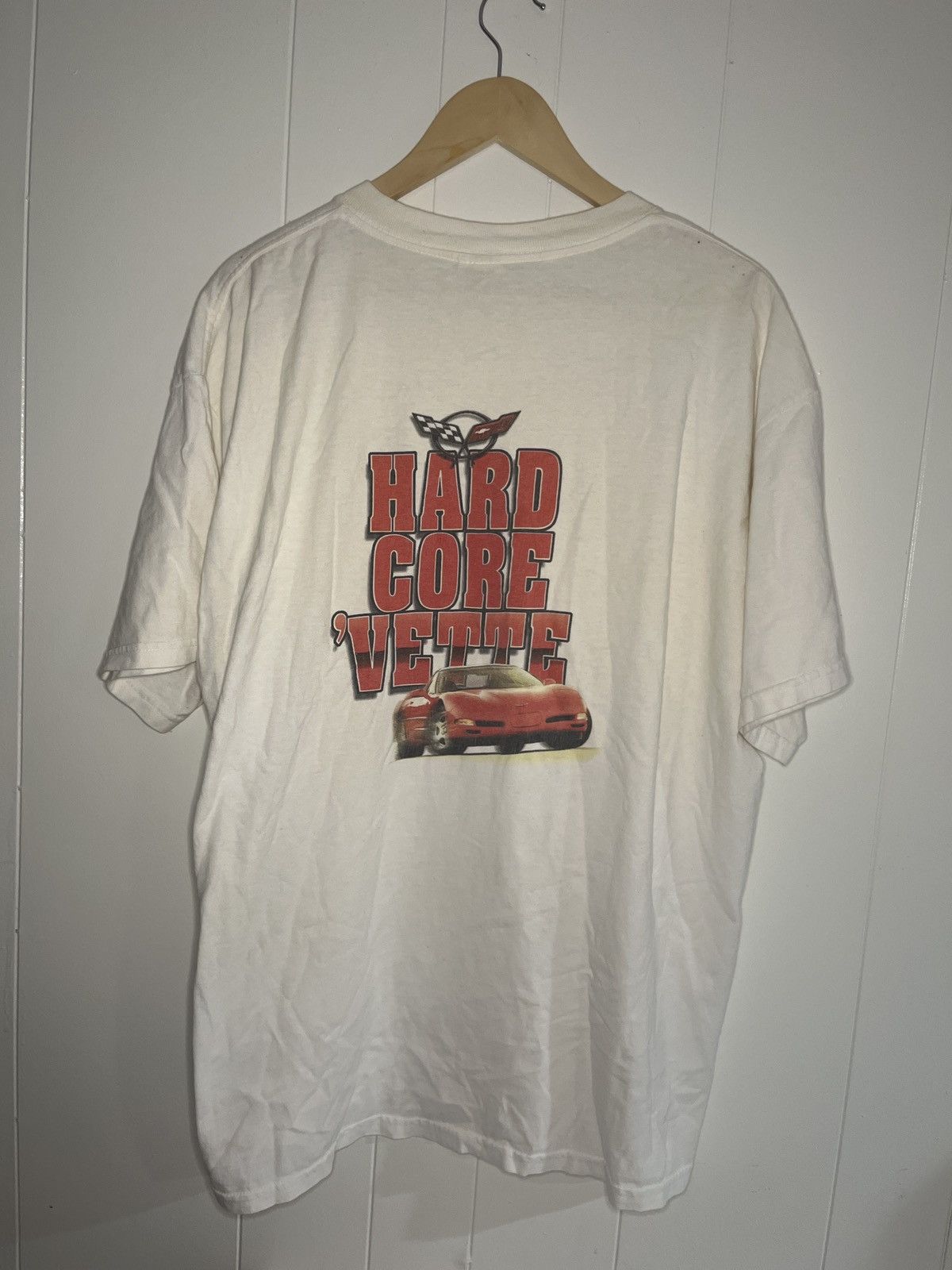 NASCAR Corvette Vintage XL T-shirt Size US XL / EU 56 / 4 - 4 Thumbnail
