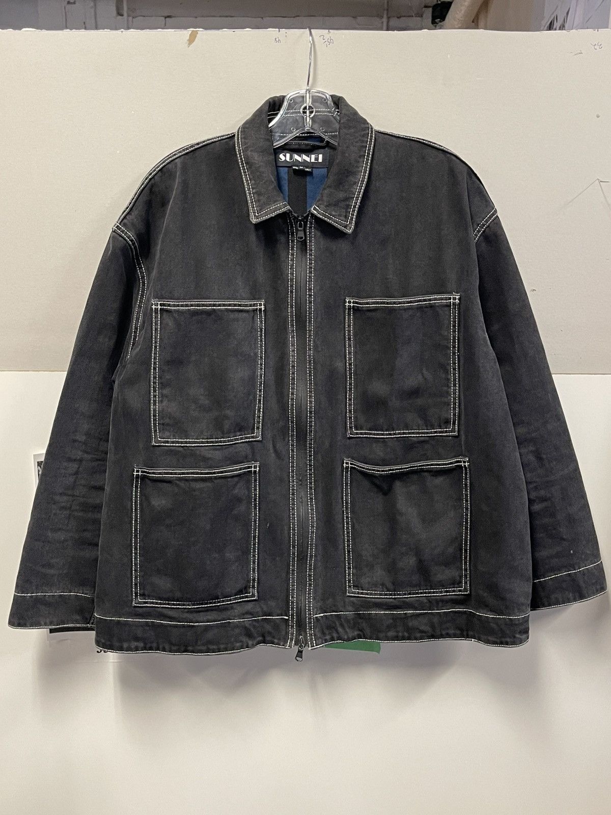 Sunnei Work Jacket, double-zip with contrast stitch Size US M / EU 48-50 / 2 - 1 Thumbnail