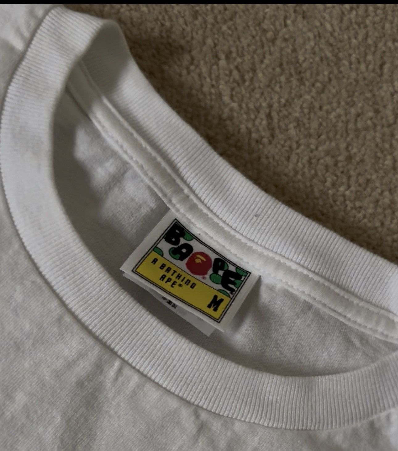 Bape Bape “Line” Camo Ape Head T-shirt Size US M / EU 48-50 / 2 - 5 Thumbnail