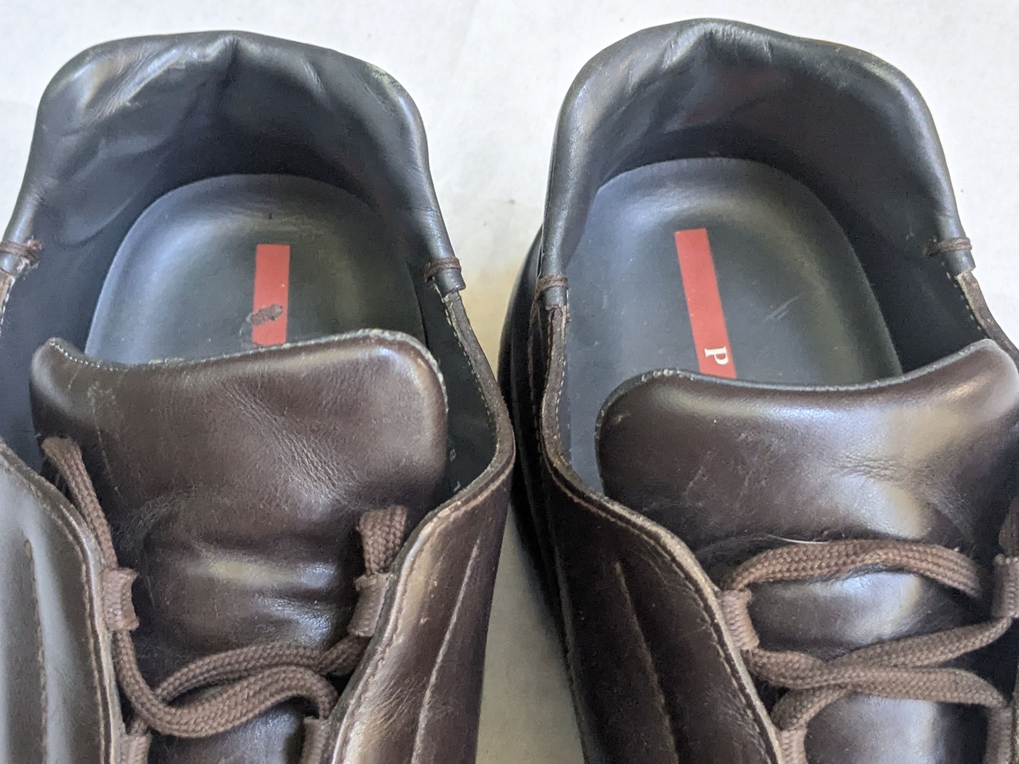 Prada Prada Sneakers Brown 13 Leather Chunky Platform Y2K Size US 13 / EU 46 - 7 Thumbnail