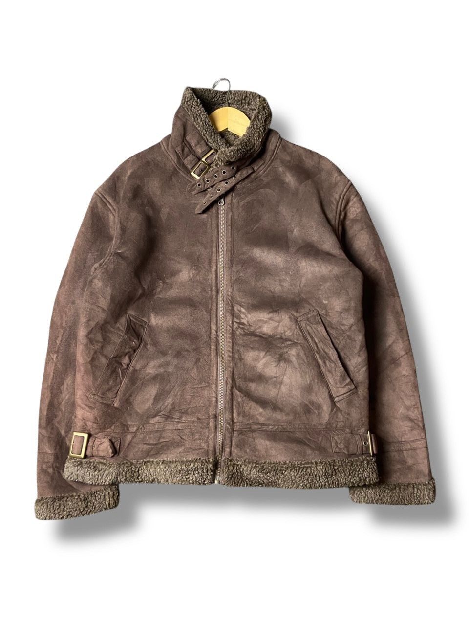 Kansai Yamamoto Kansai Jeans Leather Suede Jacket (150) Size US XS / EU 42 / 0 - 1 Thumbnail