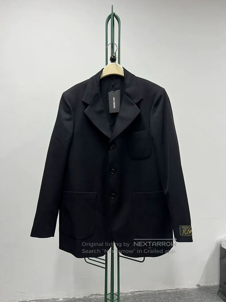 Raf Simons Raf Simons size s Solid colour single-breasted loose suit Size 36S - 1 Thumbnail