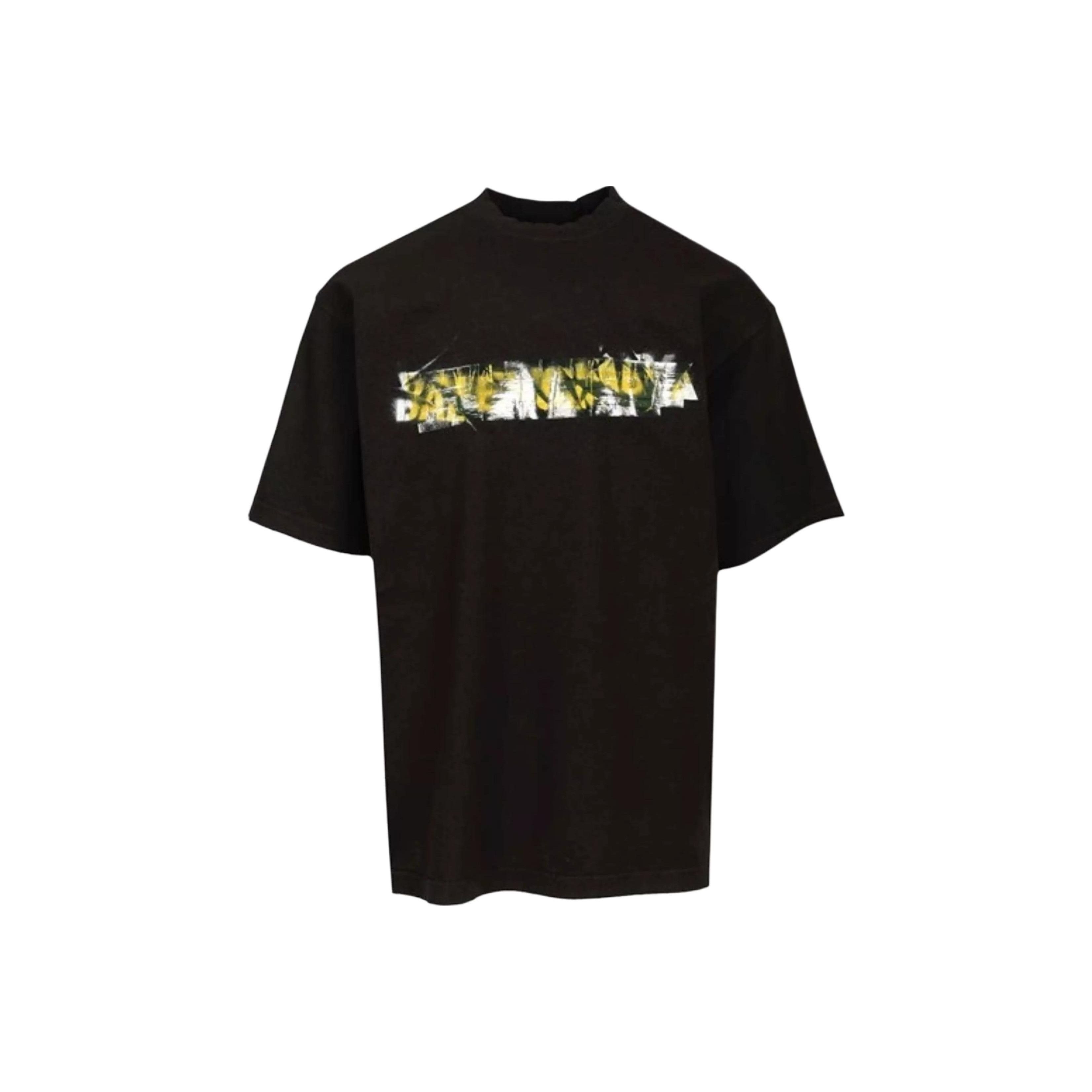 Balenciaga Balenciaga Spray Logo T-Shirt Size M Size US M / EU 48-50 / 2 - 1 Thumbnail