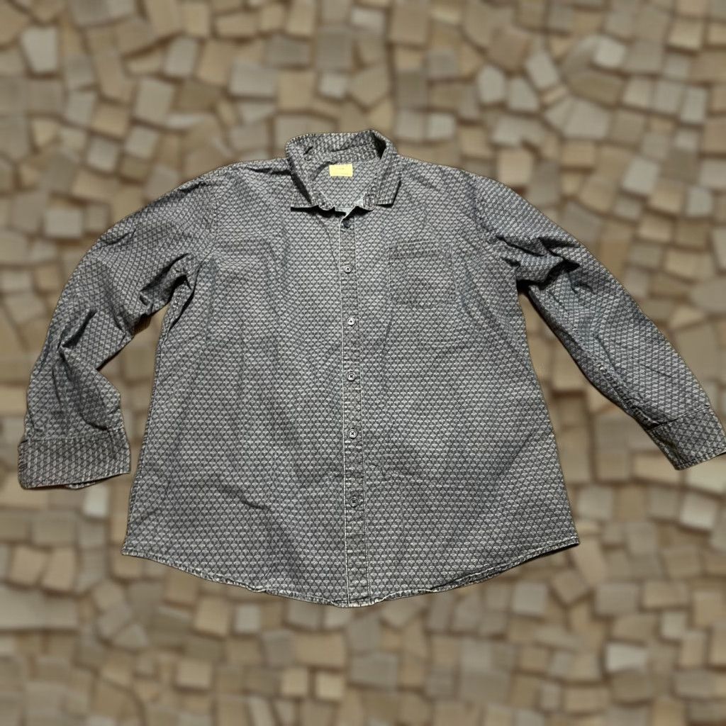 Vintage Method Shirt Men’s XL Blue Button Up Long Sleeve Pocket Shirt Size US XL / EU 56 / 4 - 1 Thumbnail