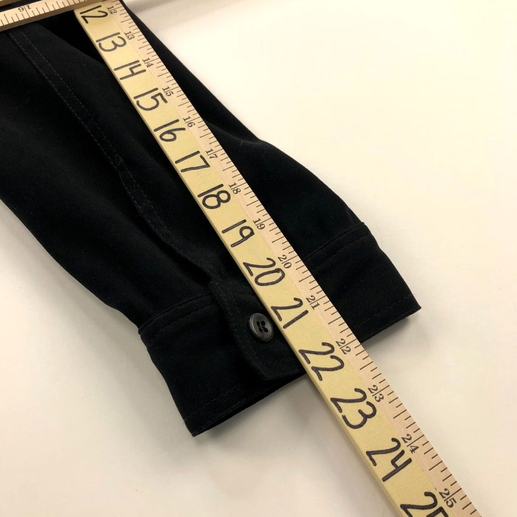 J. Jill J.Jill Blazer Style Jacket Black 4034 Large Womens Polyester Blend Button Long Sleeve Mid-Length Regular Coat - No extra text Size L / US 10 / IT 46 - 7 Thumbnail