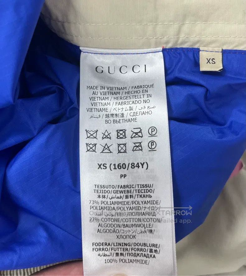 Gucci Gucci White contrast colour stitching embroidery logo patt Size 42" / US 20 - 5 Thumbnail