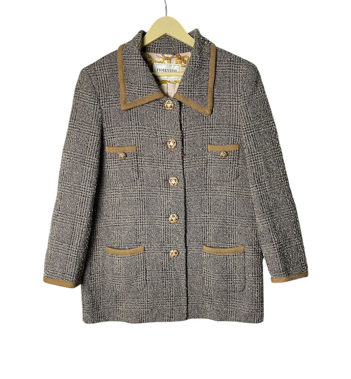 Handmade Vintage Handmande Cashmare & Wool Button Jacket Size US M / EU 48-50 / 2 - 1 Thumbnail